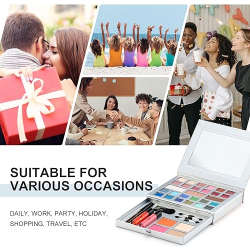 Miniatura 5 de Kit de maquillaje todo en uno, perfecto para mujeres, adolescentes y principiantes. Desbloquea infinitas posibilidades con 24 hermosos tonos de