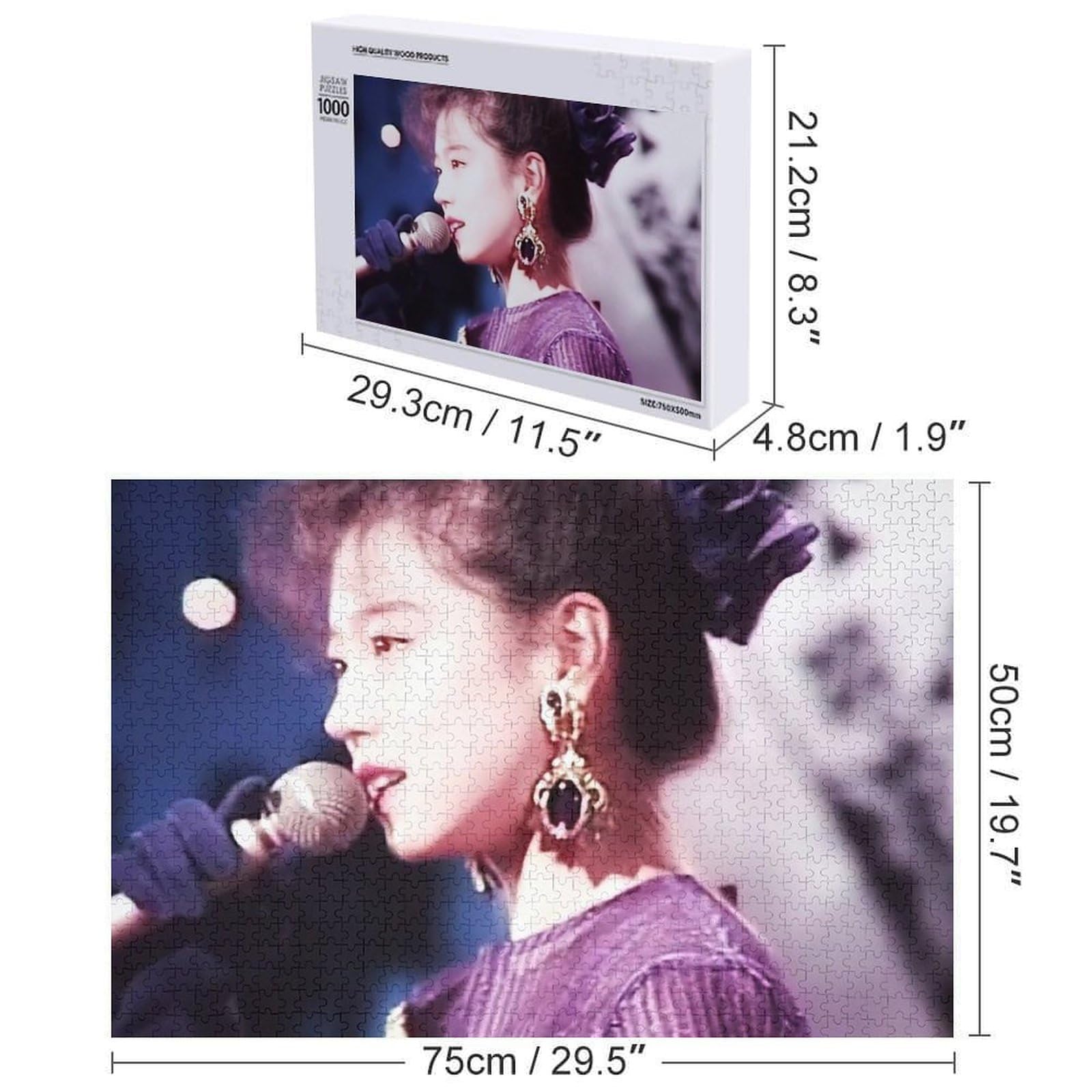 Amazon.co.jp: 中森明菜 ジグソーパズル 木製で環境にやさしく 無臭