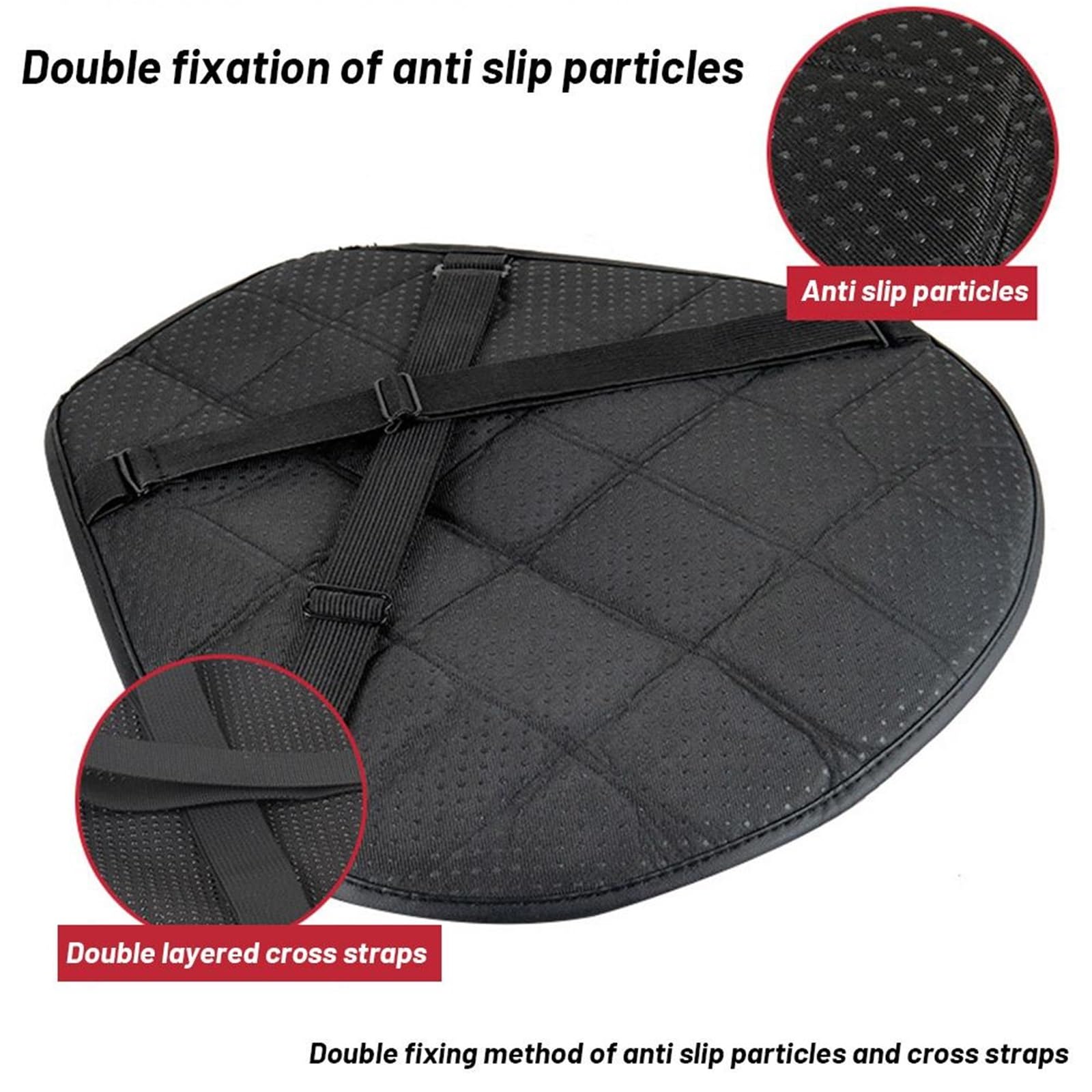 1 Cuscino Per Sella Moto Universale In Gel Comfort