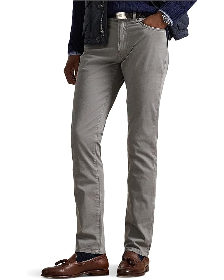 Polo Ralph Lauren Varick Slim Straight Stretch Sateen Pants - Main View