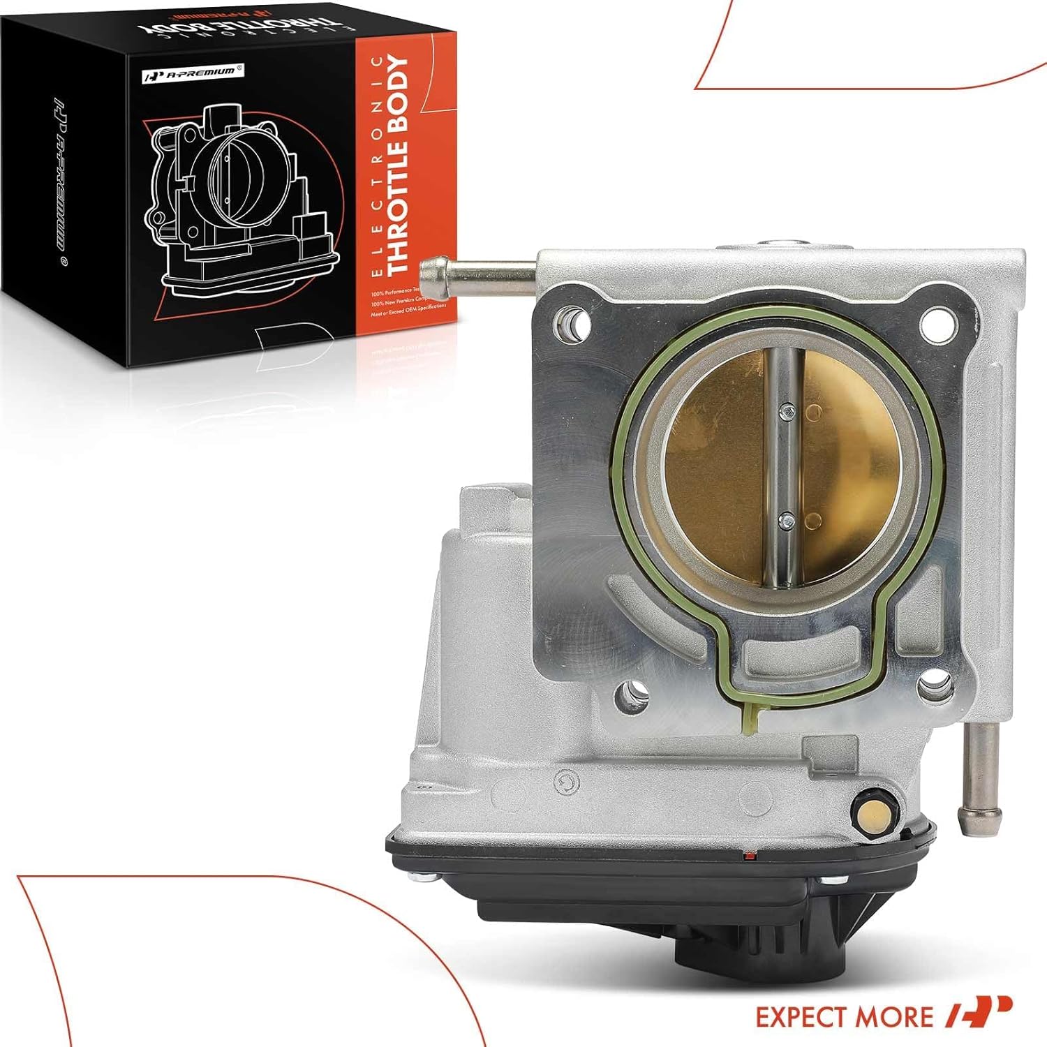 A-Premium Electronic Throttle Body Assembly Compatible with Ford Escape 2005-2008 & Mercury Mariner 2006-2008, 2.3L, Hybrid, Replace# 5M6Z9E926CA