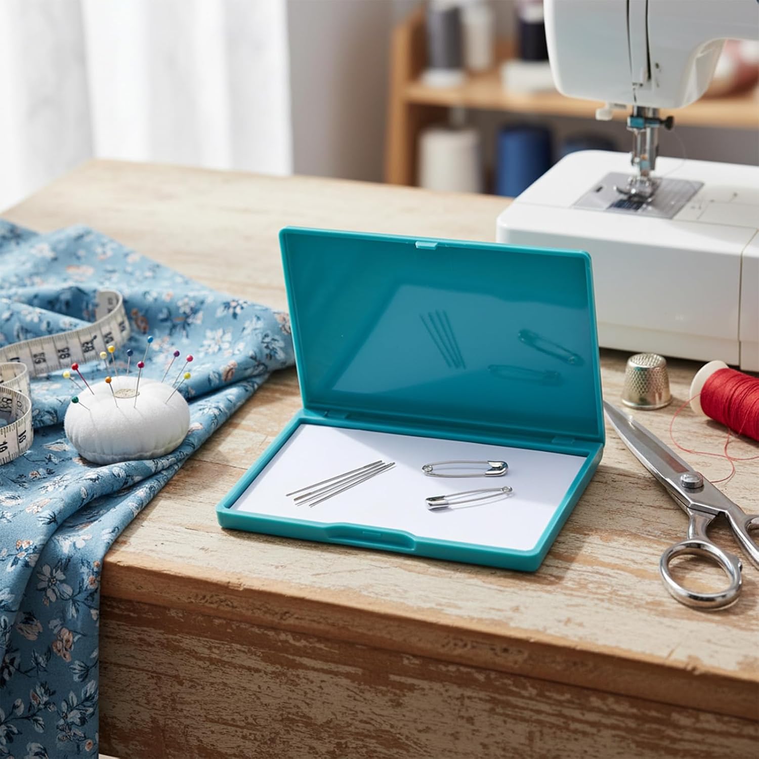 DOPENSPI 2Pcs Magnetic Needle Case, Sewing Needle Case