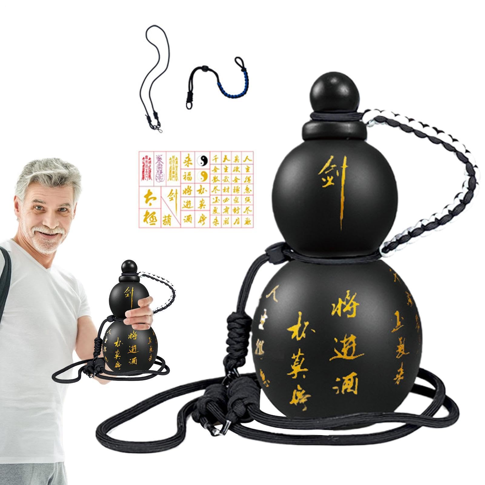 Wasserflasche – Retro-Getränkeflasche, tragbar, auslaufsicher