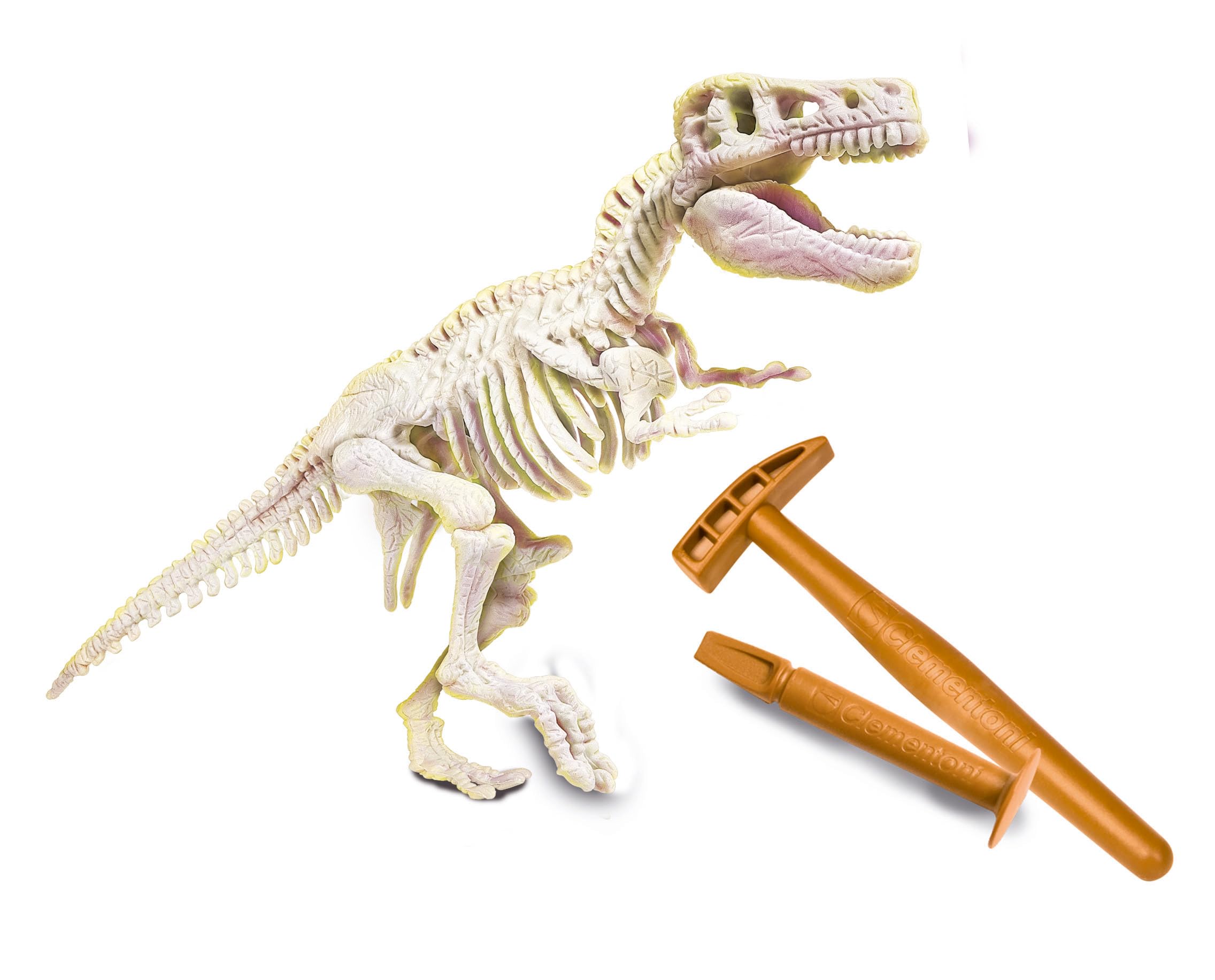 Clementoni Archaeoplay Triceratops – Dino-Ausgrabungsset Mit Phosphoreszierendem Skelett, Ab 7 Jahren