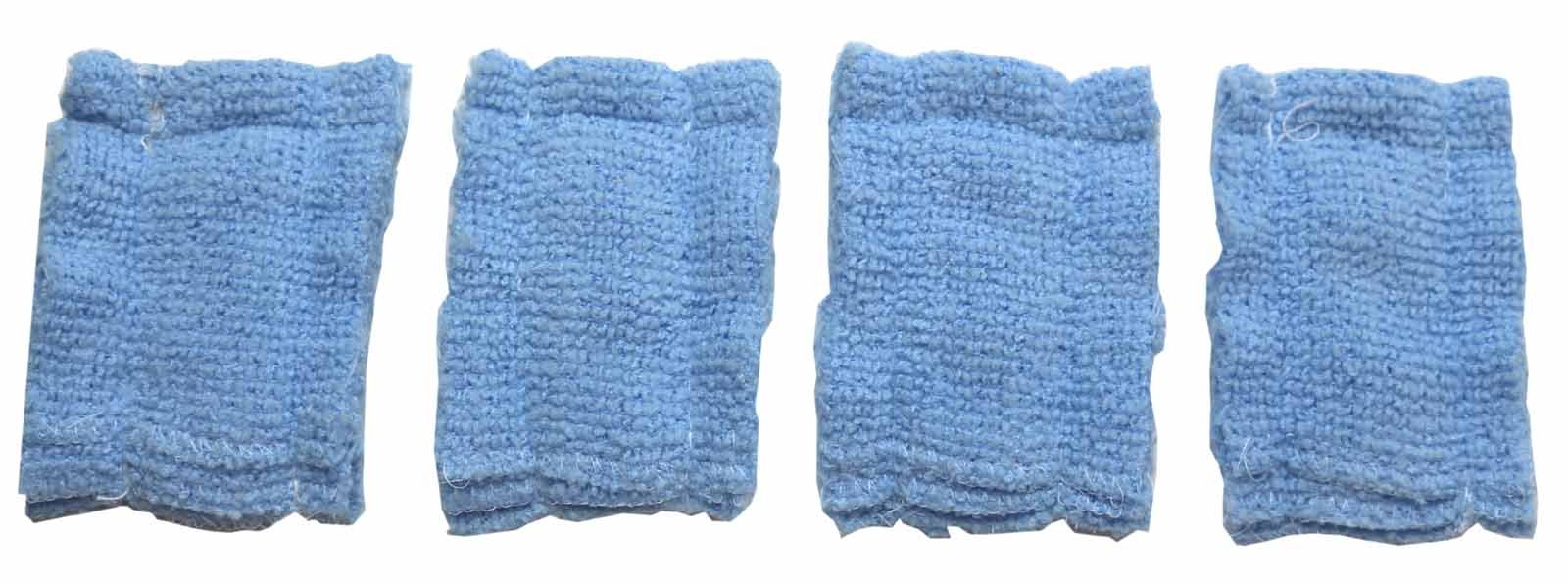Tampon-Galvanik, 4 Ersatztampons aus Microfaser - Top Qualität, genäht