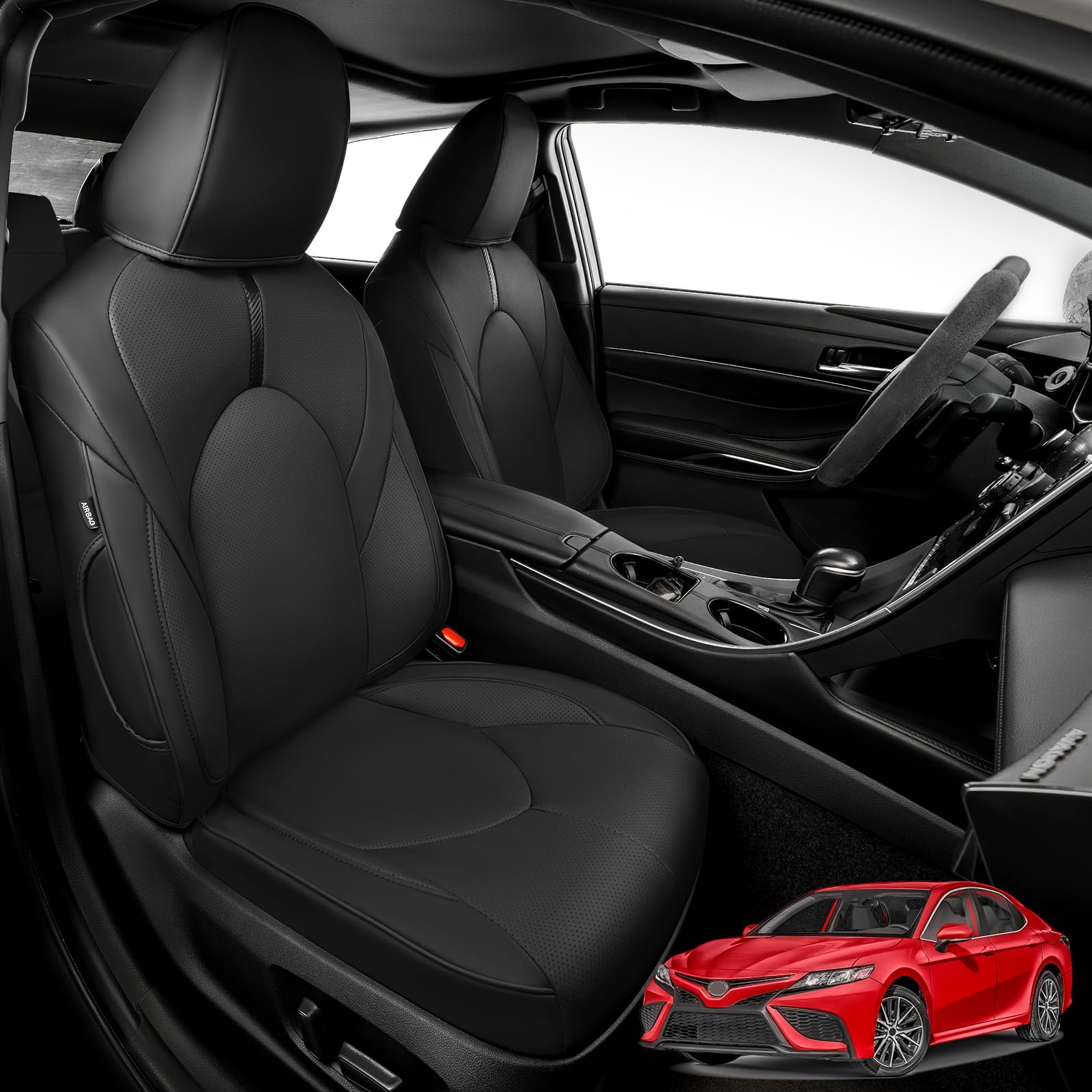 Amazon.com: COTAZA Upgrade Seat Covers 2018-2024 for Toyota Camry LE ...