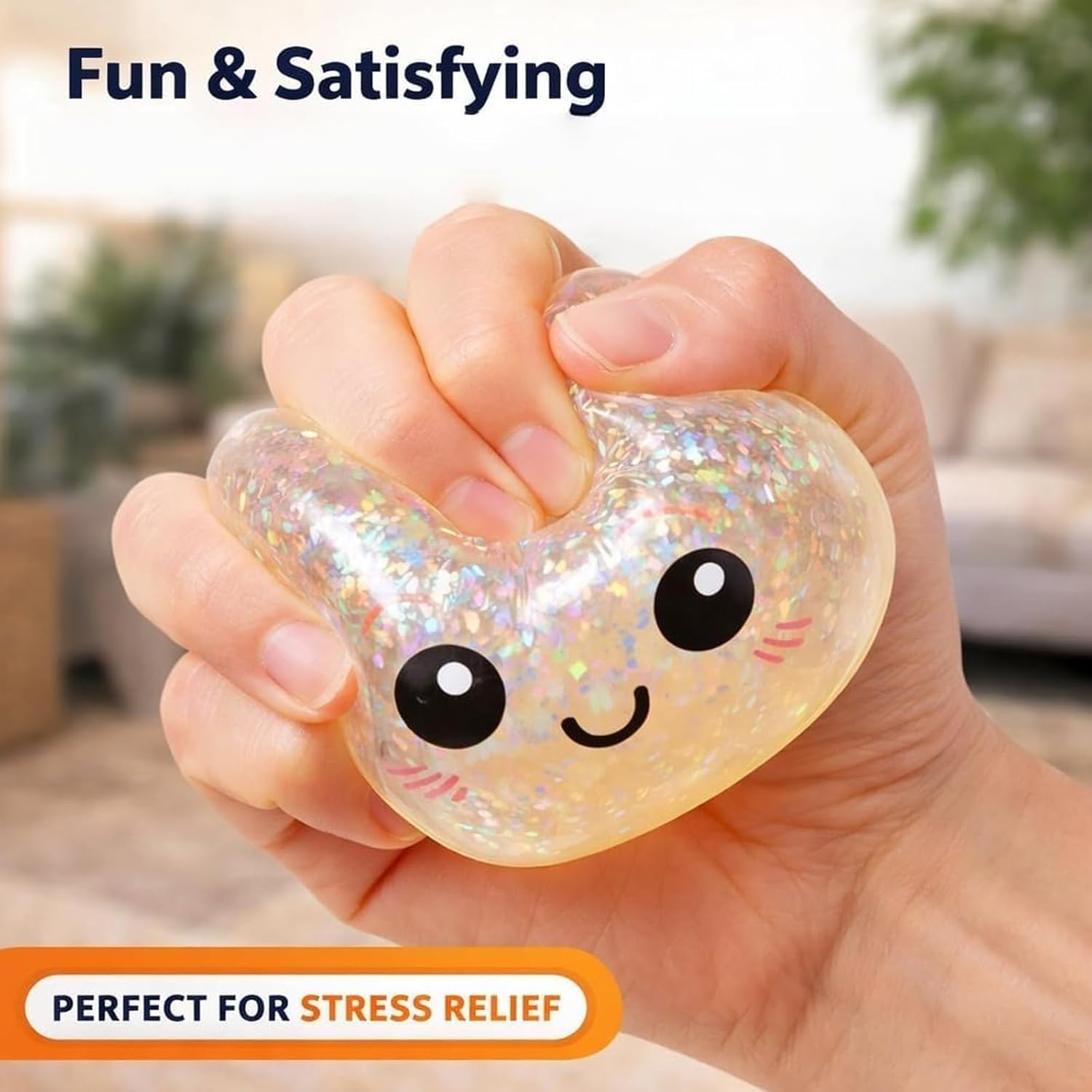 Glitter Dumpling, Glitter Dumpling Squishy Box, Dumplings Squishy for Stress Relief, Soft Squeeze Decompression Dough with Food Steamer - 4