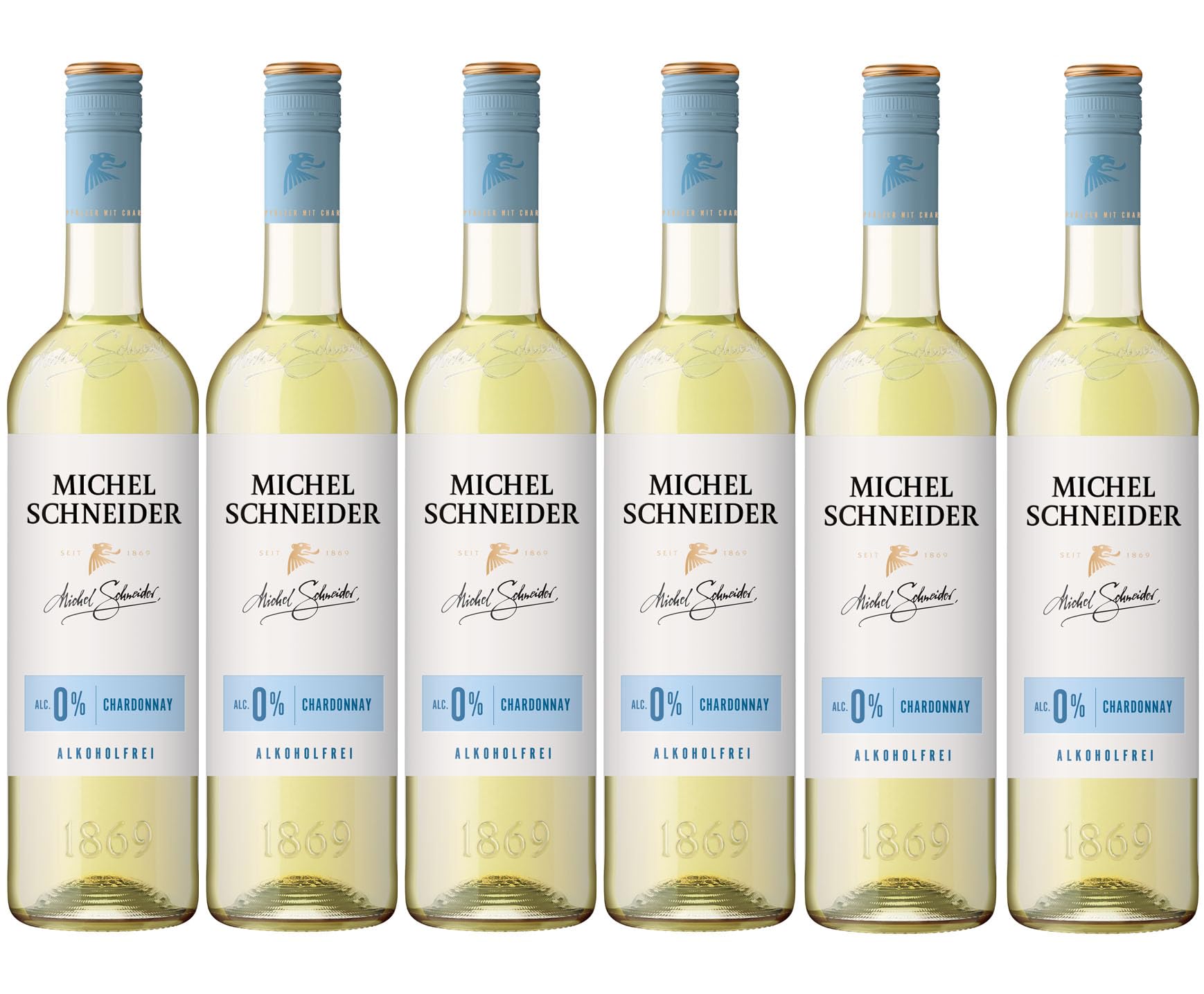 Michel Schneider Chardonnay Weißwein Alkoholfrei (6 x 0.75 l)