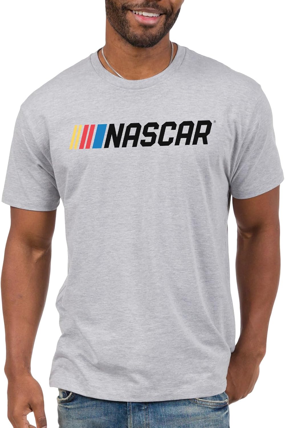 [Junk Food] ロゴ-ユニ アダルト ナスカーファン Tシャツ メンズ &amp; レディース Logo-Unisex Ad