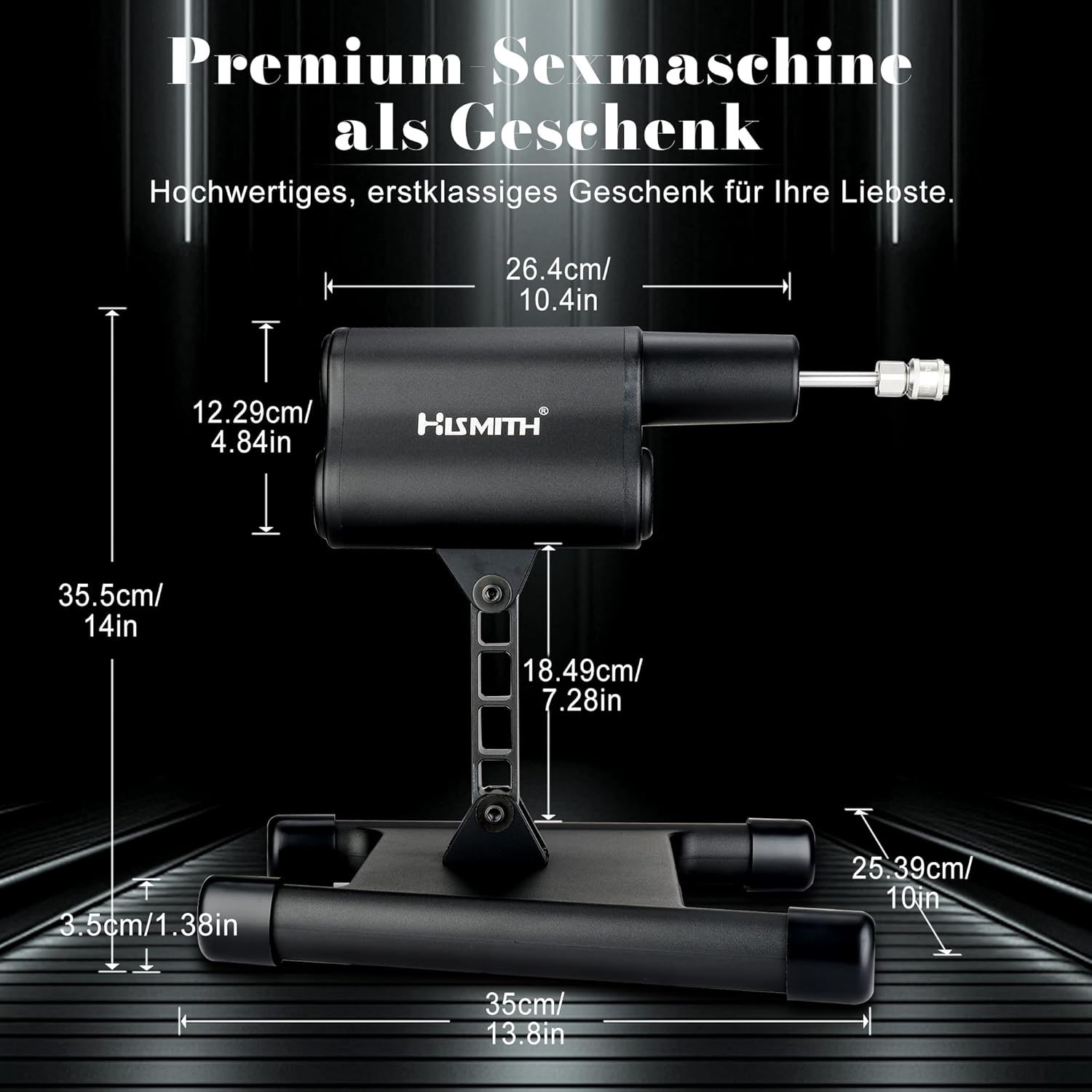 Hismith Premium Sex Machine, APP Controlled Sex Machine with KlicLok System, Love Machine for Anniversaries, Foldable 2.0 Pro