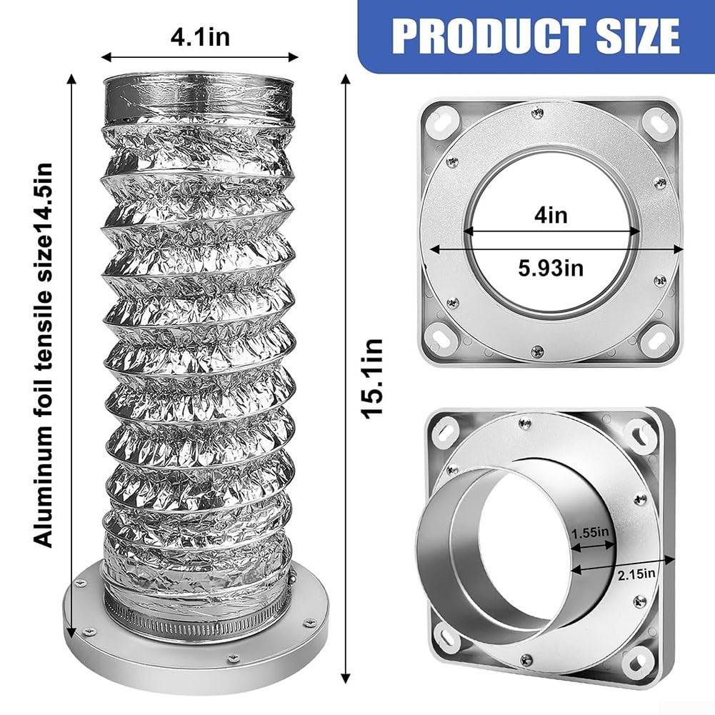 Magnetischer Trocknerlüfter Anschluss mit 35cm Schlauch