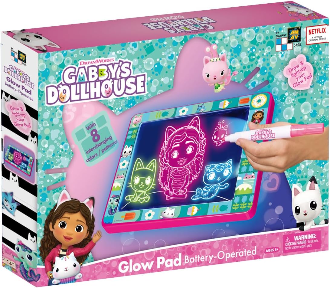 Gabby's Dollhouse Glow Pad Amazon.co.uk Toys & Games