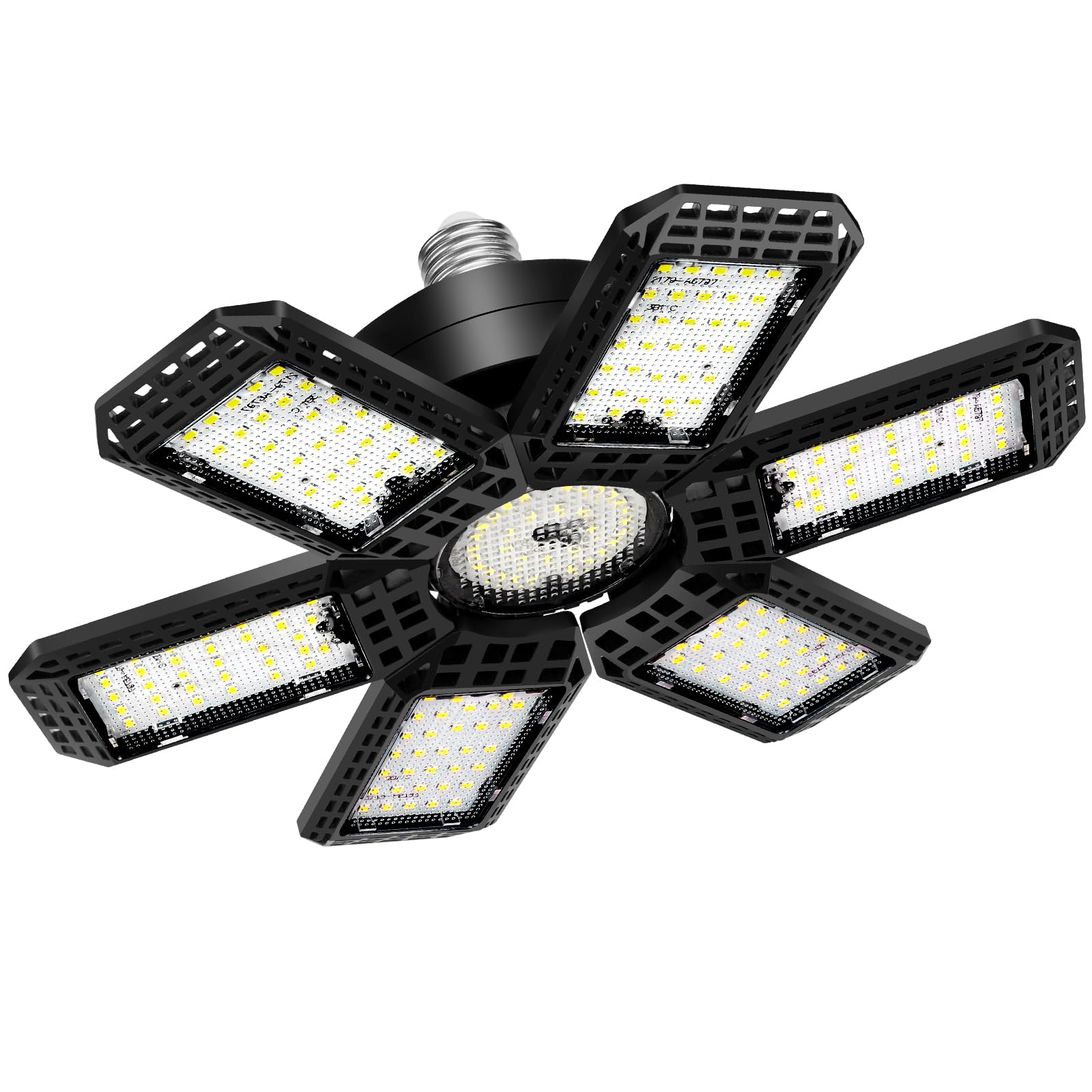 LED Garage Light 1 Pack 200W 20000LM 6500K LED Shop Lights LED Garage Ceiling Lights with 6 1