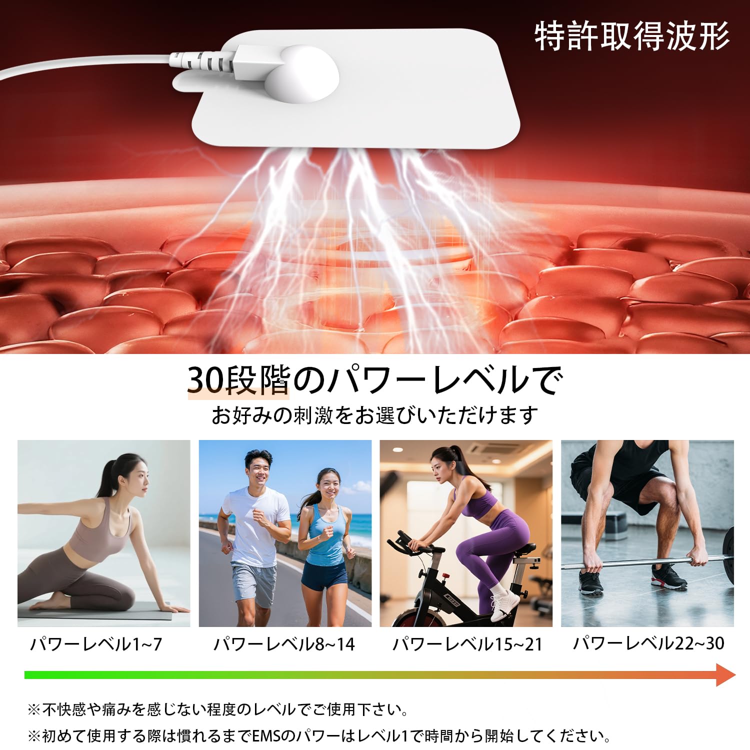 Amazon | 【正規品】ems トレーニング 4極EMS全身筋肉刺激 健康器具