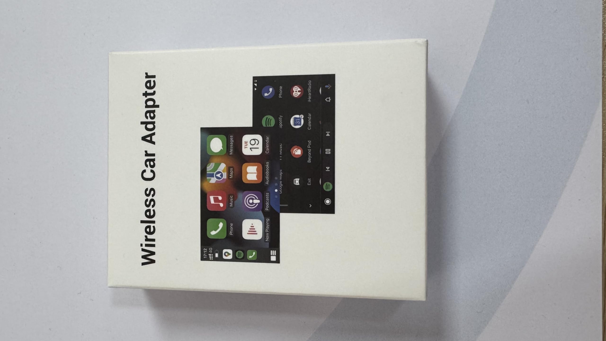 Mini Wireless CarPlay & Android Auto Adattatore 2 in 1 – 2025 Aggiornamento, Connessione super veloce senza ritardo, Plug & Play Dongle con USB & Type-C, compatibile con iPhone iOS 10+ & Android 11+