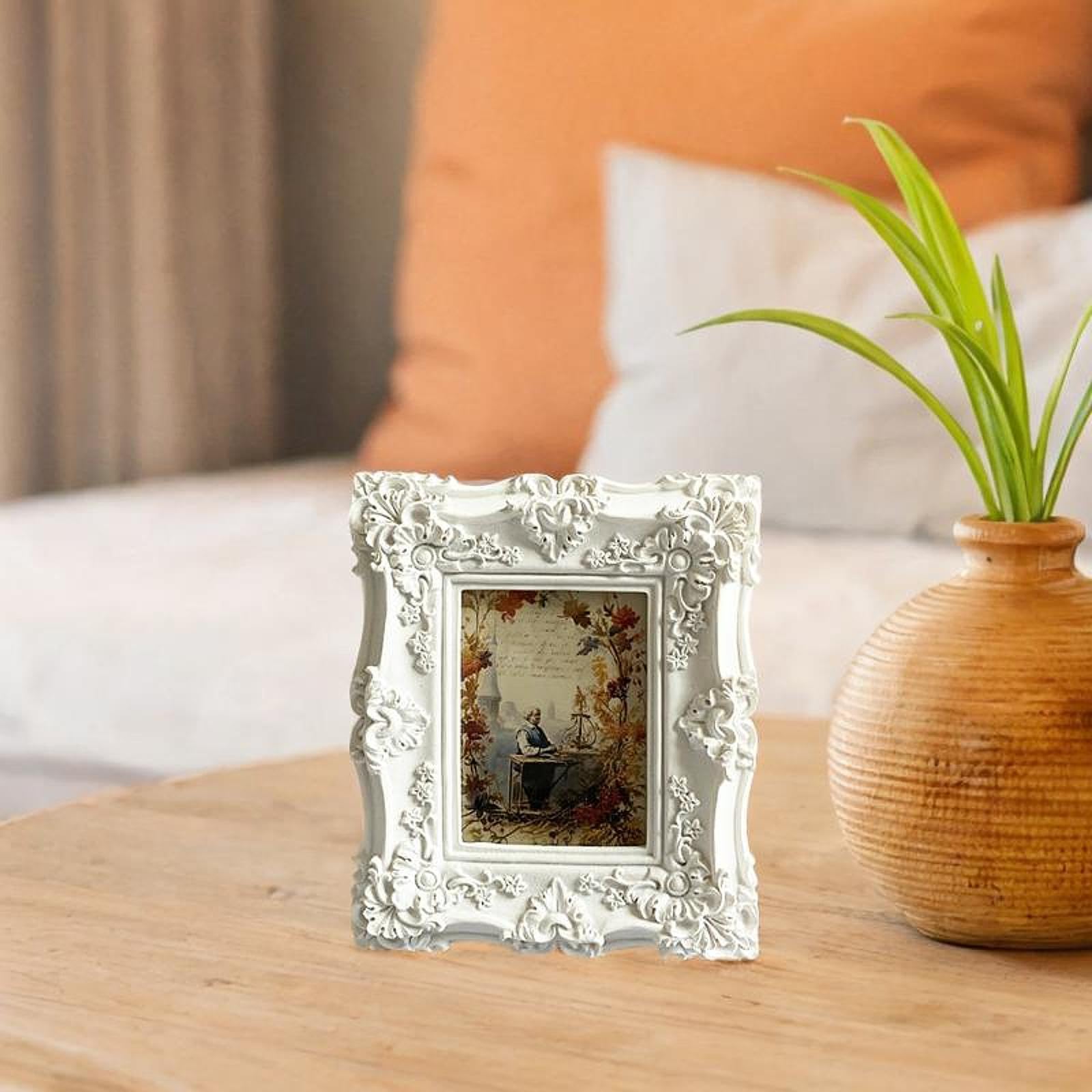 THE STYLE SUTRA® Vintage Photo Frame Rectangular Resin Picture