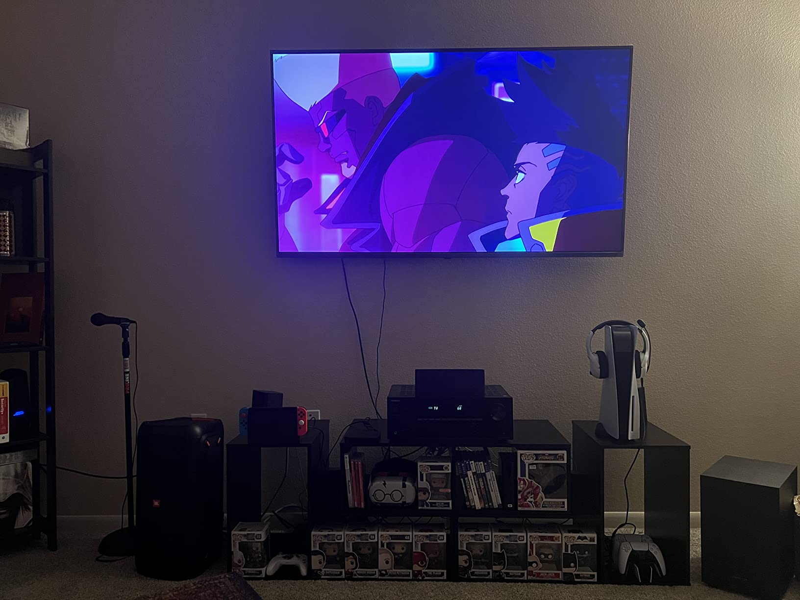 17/mo Finance DEVAISE 3 Pieces Console TV Stand for 50 55 60 65 70