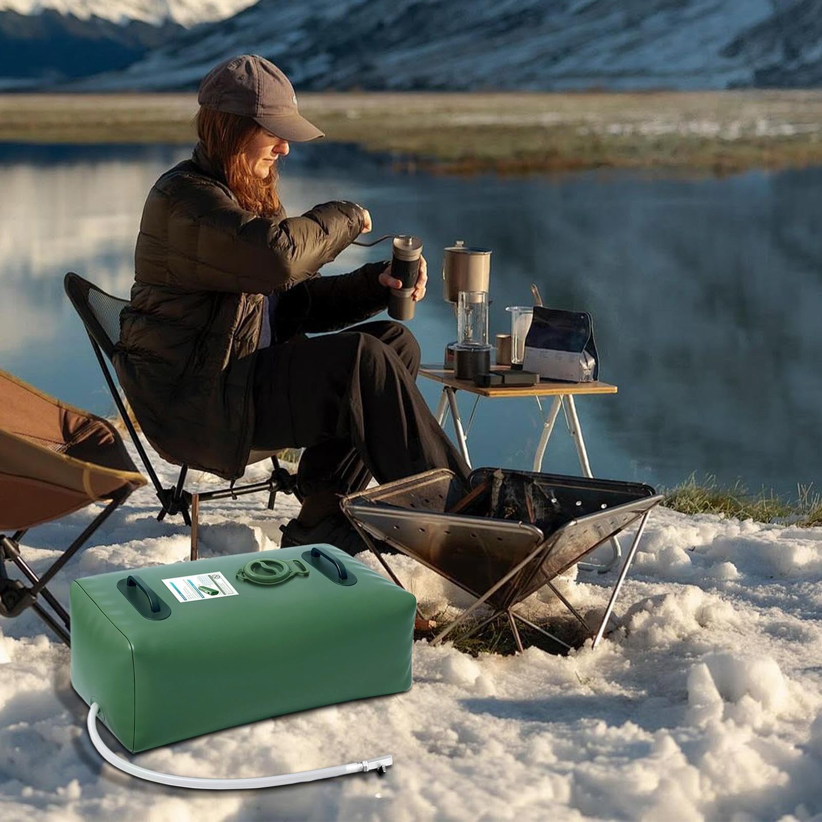 Réservoir D'eau Pour Camping-Car Poche D Hydratation En PVC Portable Grande | Sac à Eau pour le Camping pour La Randonnée L'Escalade La Marche Le Et Le Plein Air
