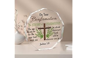 Confirmation Gifts for Teenage Boys: Acrylic Plaque for Catholic Confirmation