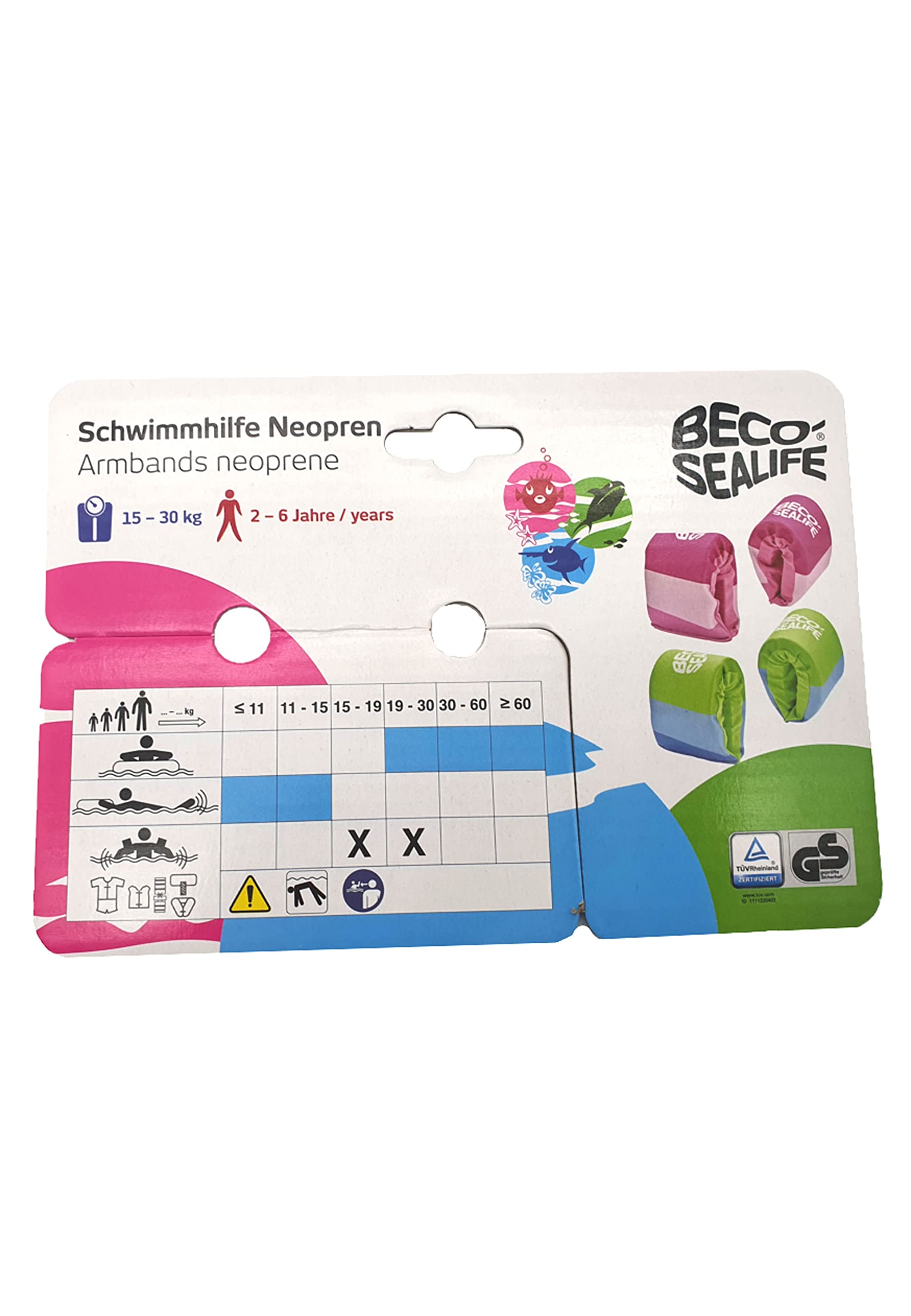Beco Sealife - Pali da nuoto in neoprene