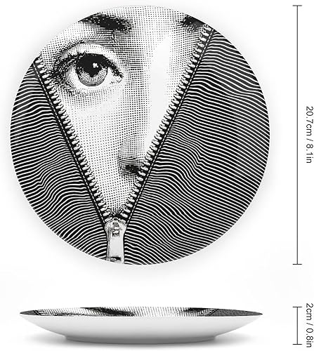 Miniatura 2 de Lina Cavalieri - Placa decorativa de pared, misteriosa placa para colgar en la pared, incluye soporte y gancho de resorte especial, B1, 8 pulgadas