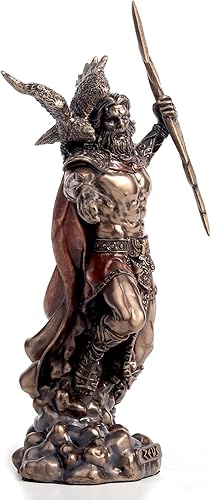Miniatura 6 de Veronese Design Zeus - Figura de escultura con acabado de bronce de resina fundida en frío de 7 12 pulgadas
