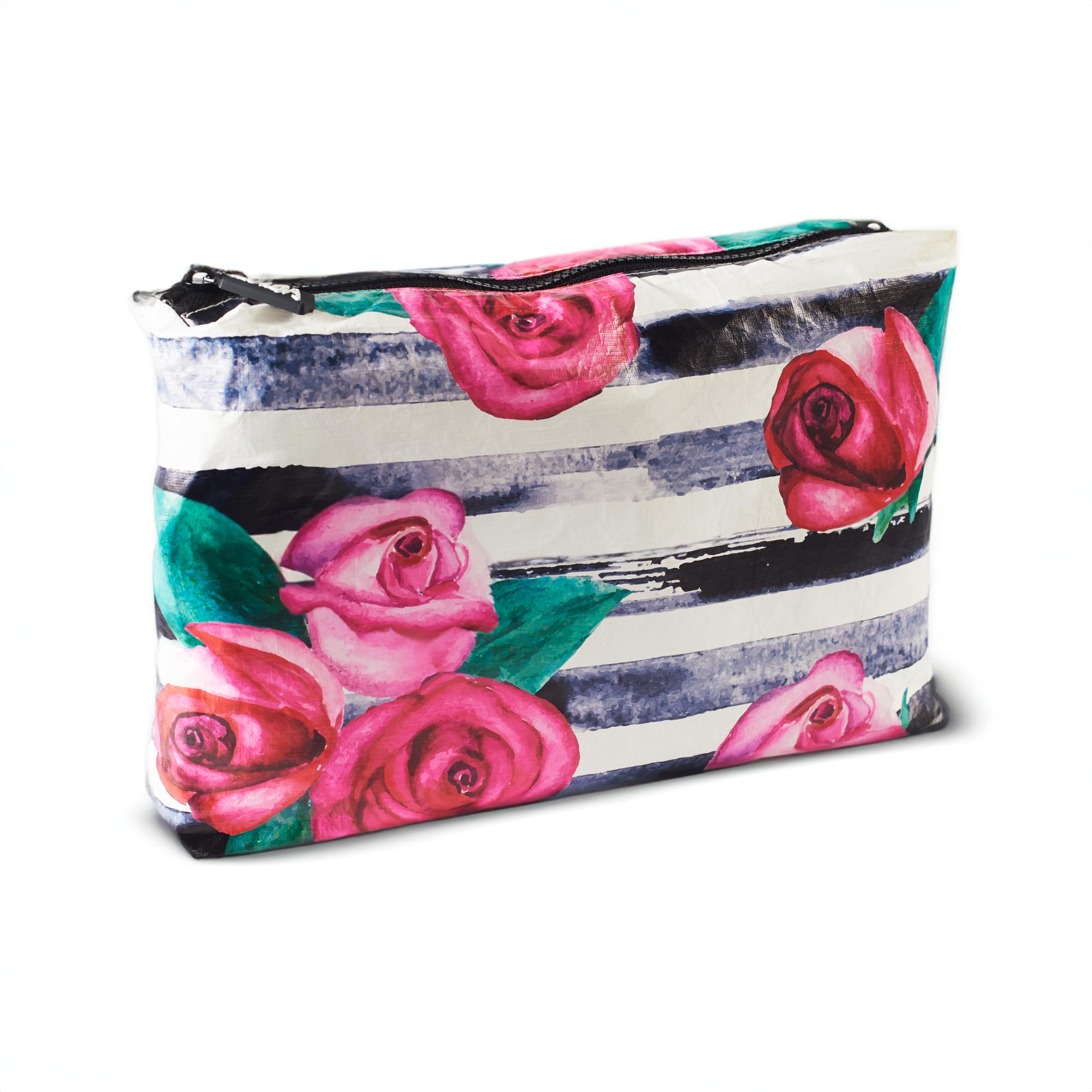 L'OLGA COLLECTION Mid Pouch|Lightweight Reusable Makeup Pouch, Toiletries |Splash-proof Cosmetic Bag, Packable & Travel Waterproof Beach Swimsuit