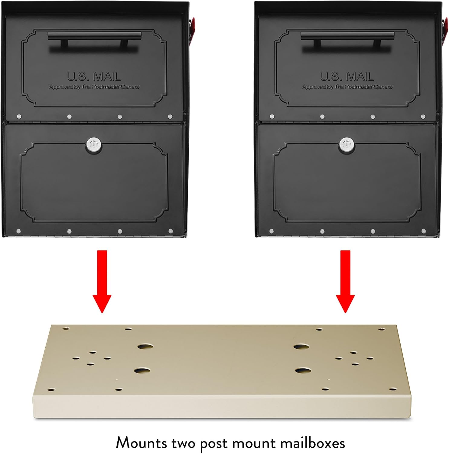 40% оƒƒ Dіѕсоunt Architectural Mailboxes® 5112S Duo Spreader Plate, Sand Bеѕt Cуbеr Dеаlѕ 🔥 Architectural Mailboxes® 5112S Duo Spreader Plate, Sand