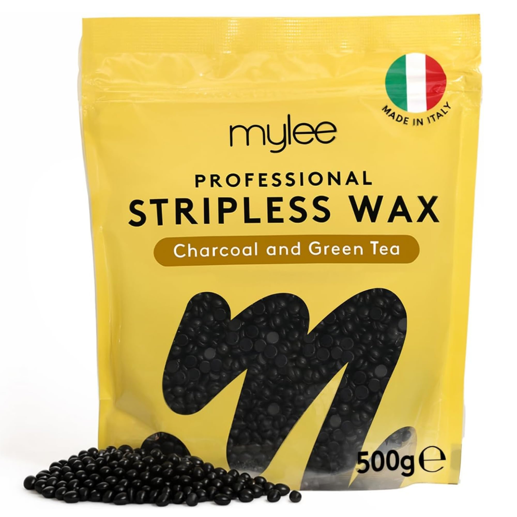 Mylee Professional Hard Wax Beads - 500g Premium Italian Stripless Wax for Women & Men – At-Home Hair Removal for Full Body, Face, Bikini Line & Brazilian Wax (Coconut & Arnica) — view 9