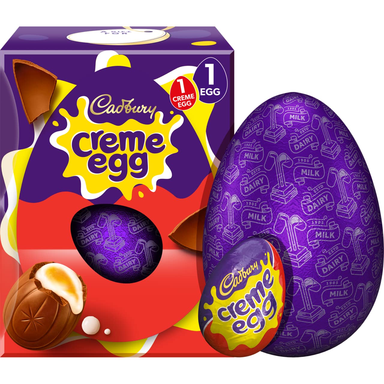 Amazon.com: Cadbury Crème Egg Egg 190g (Pack of 1)