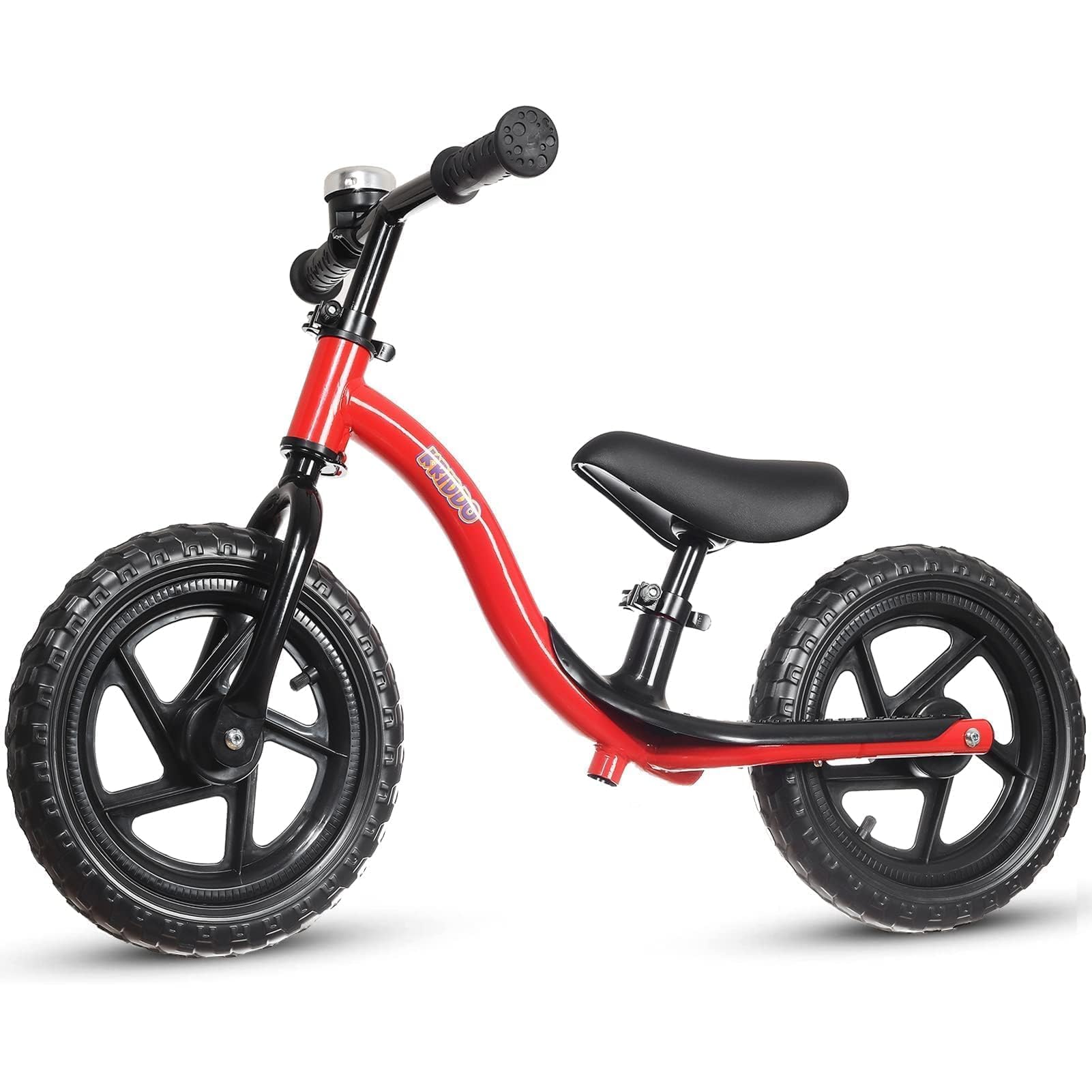 KRIDDO Toddler Balance Bike 2 Year Old, Age 24 Months to 5 Years Old, Early Learning Interactive Push Bicycle with Steady Balancing, Gift Bike for 2-5 Boys Girls, RedClimatePartner certified