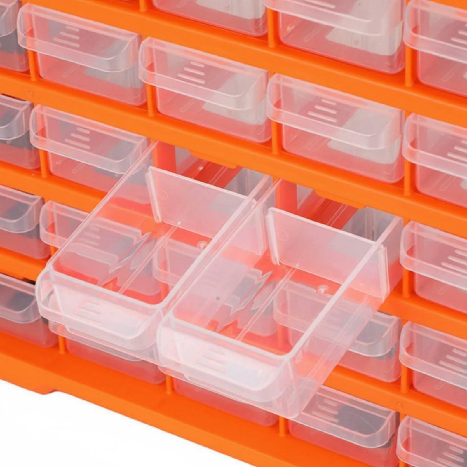 Cassettiera Porta Minuterie Resistente Organizzatore a Cassetti Compatto Scatola Portaoggetti per Artigiani, Banco da Lavoro