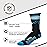 For Bare Feet NFL Youth 4 Stripe Deuce Crew Sock, Carolina Panthers, One Size