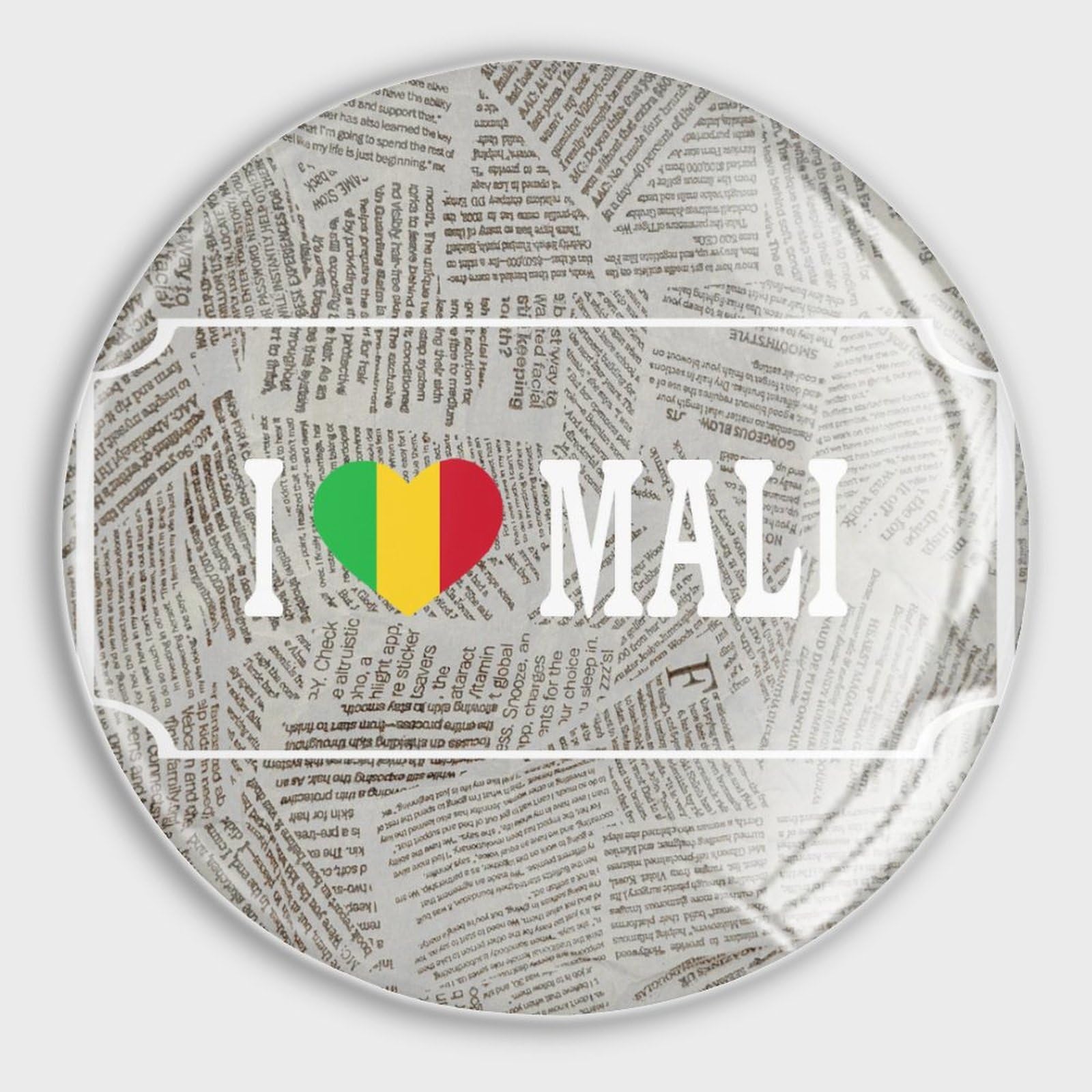 Aimants magnétiques Mali en verre pour décorer la cuisine et le tableau blanc du bureau