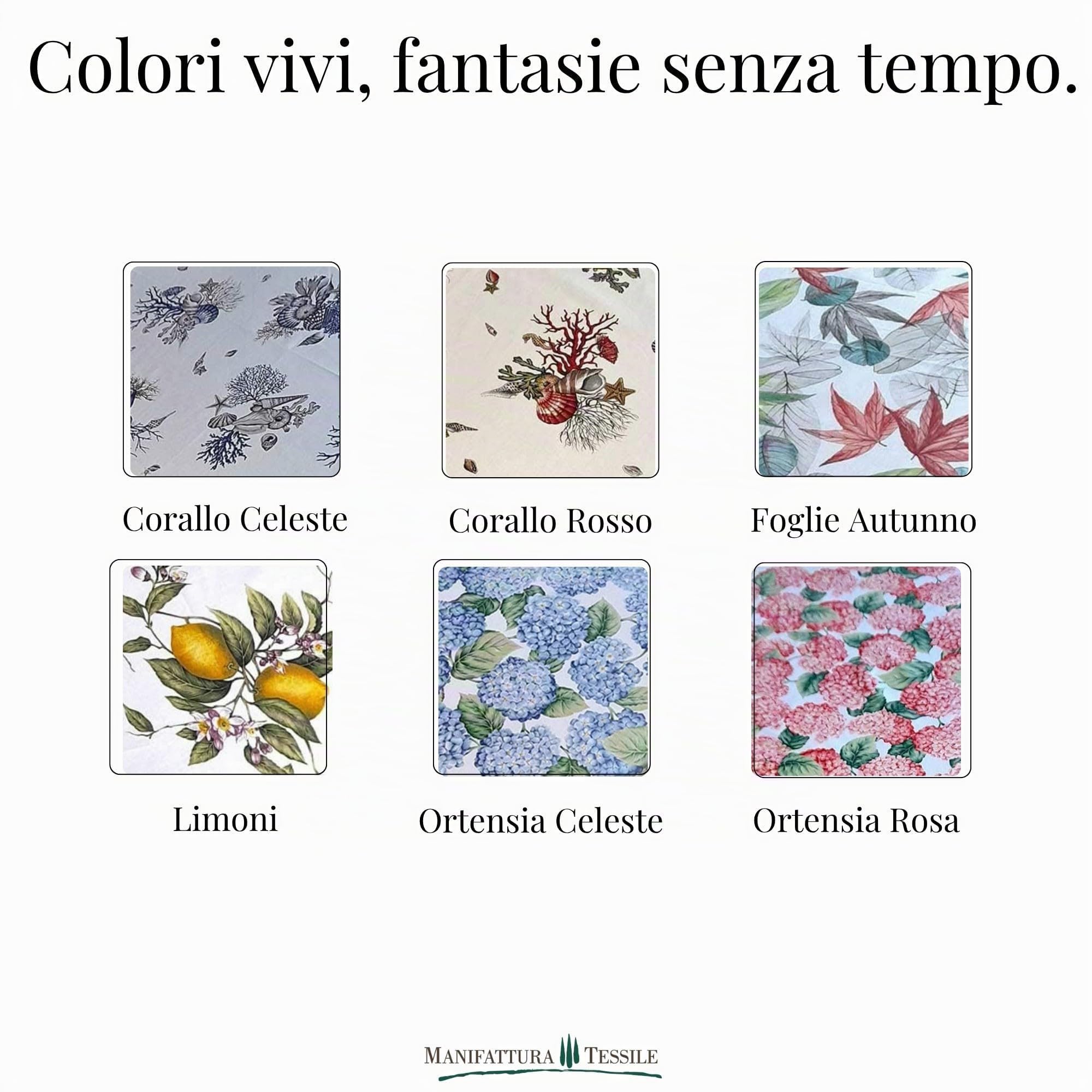 Tovaglia Cotone Panama con Fantasia Stampa Digitale in Diverse Misure - Ortensie Rosa, Rotondo x8 180