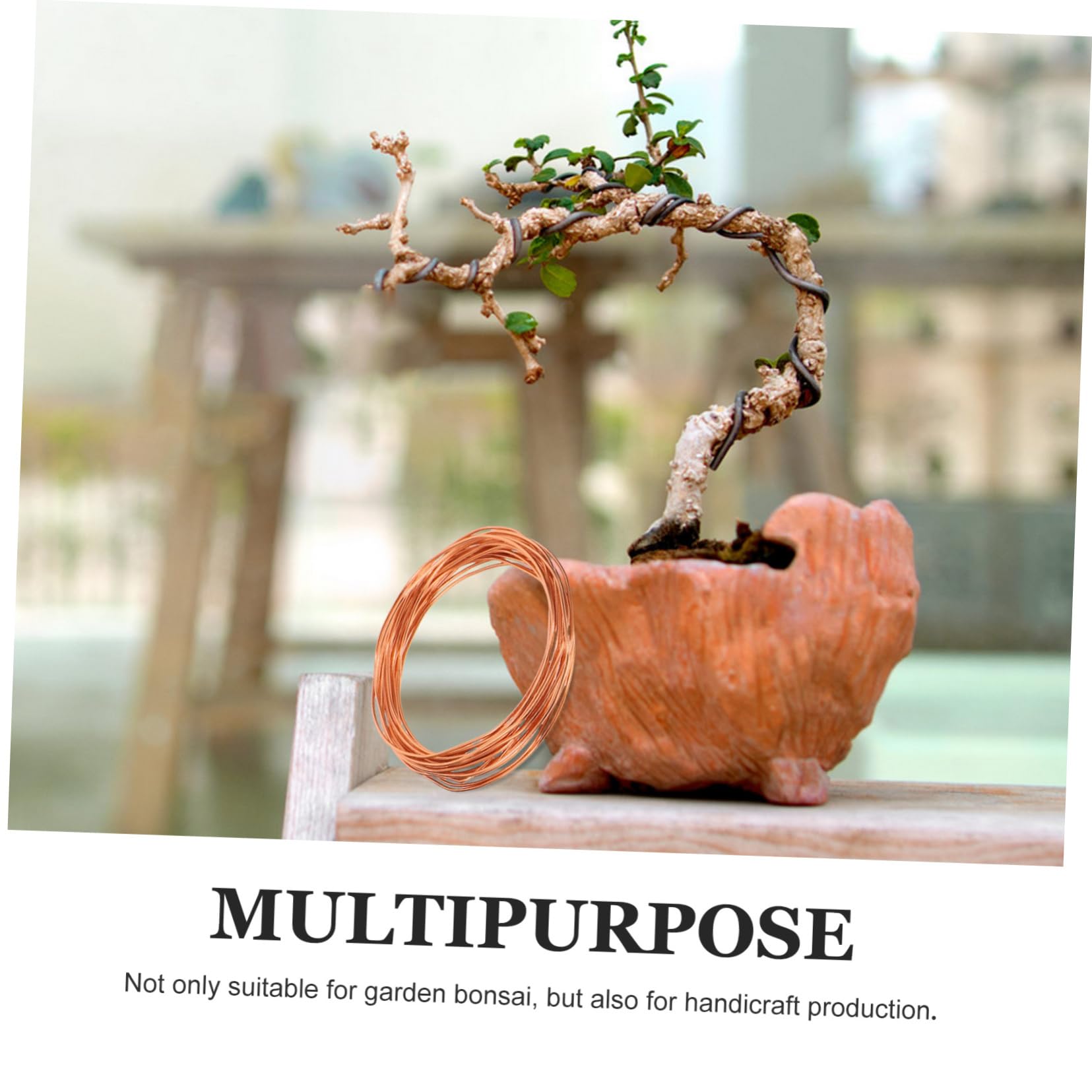 Happyyami Bonsai Tree Wire 5 Rolls of Aluminum Alloy Bonsai Training Line Weatherproof and Sturdy for Levels