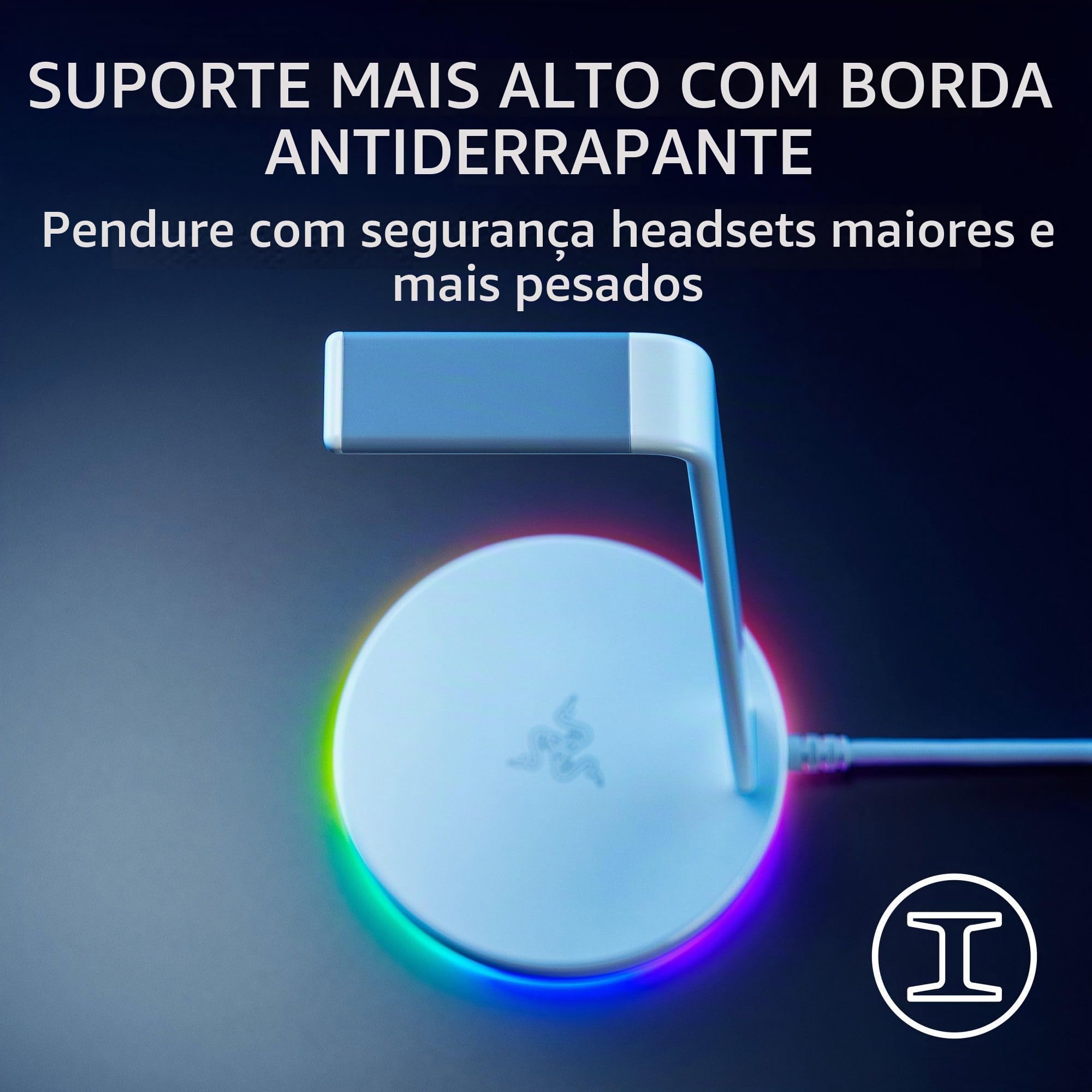 Razer Base Station V2 Chroma Suporte para fone de ouvido
