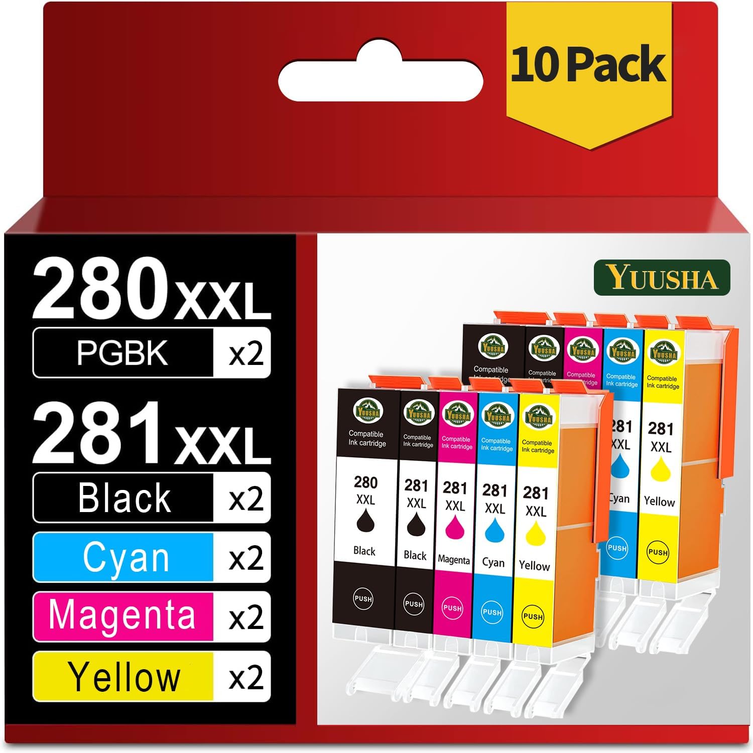 Canon PGI-280XXL PGI 280 XXL Compatible Ink Cartridge (2 Black) | E-Z Ink - Foto 8