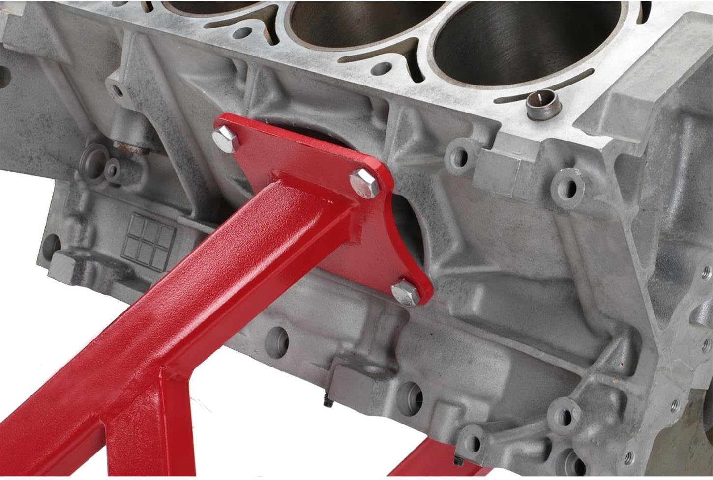 Speedway Motors GM LS V8 Rolling Engine Storage Stand with 3” Casters, Compatible with LS1 LS2 LS3 LS6 LS7 & LQ4/LQ9 Engines, Supports Engine or Engine with Transmission