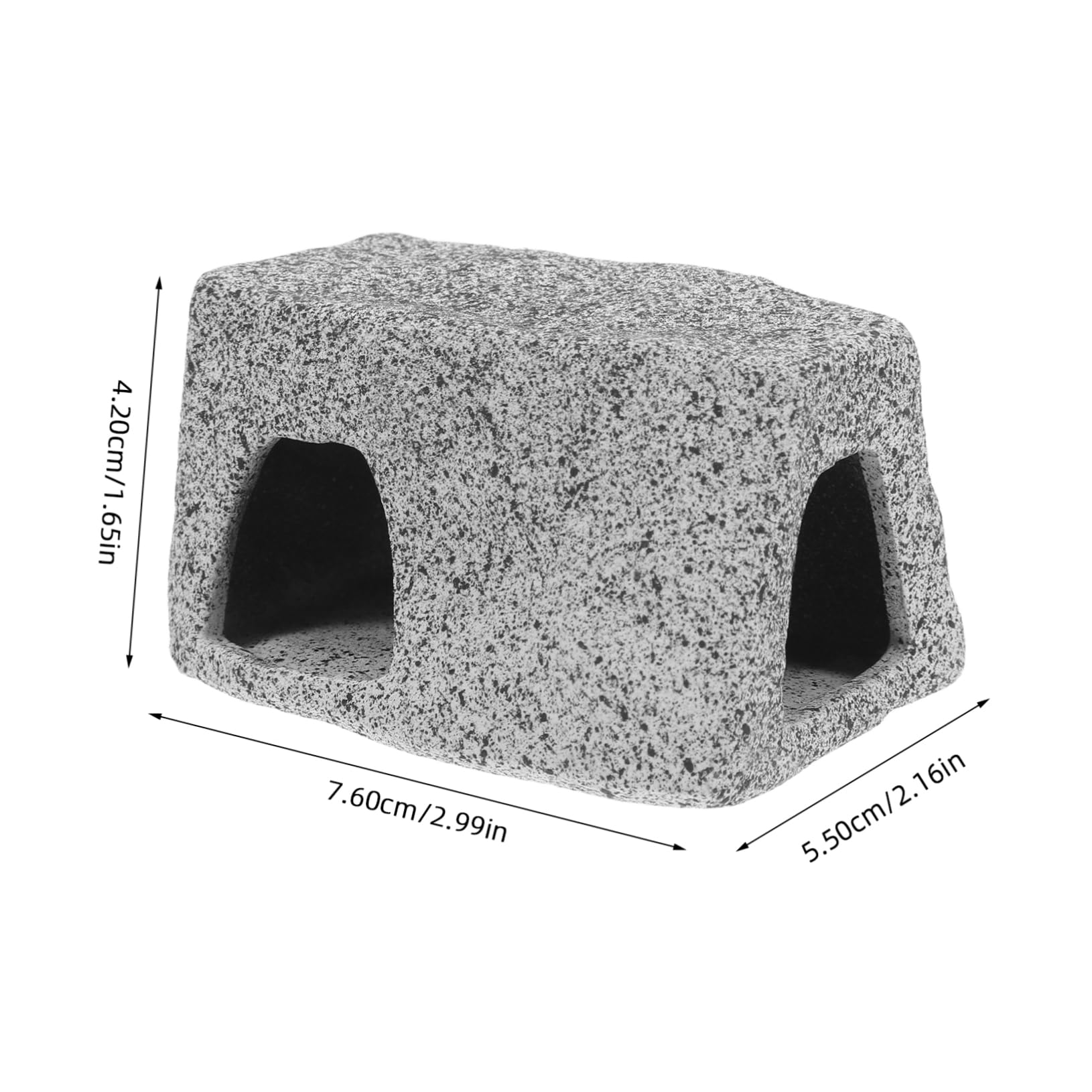 SUPVOX Aquarium Stackable Cave Rocks for Betta Fish Tank Decor Shrimp Hiding Spots Reptile Tank Accessories for Turtles Fish and Bearded Dragons