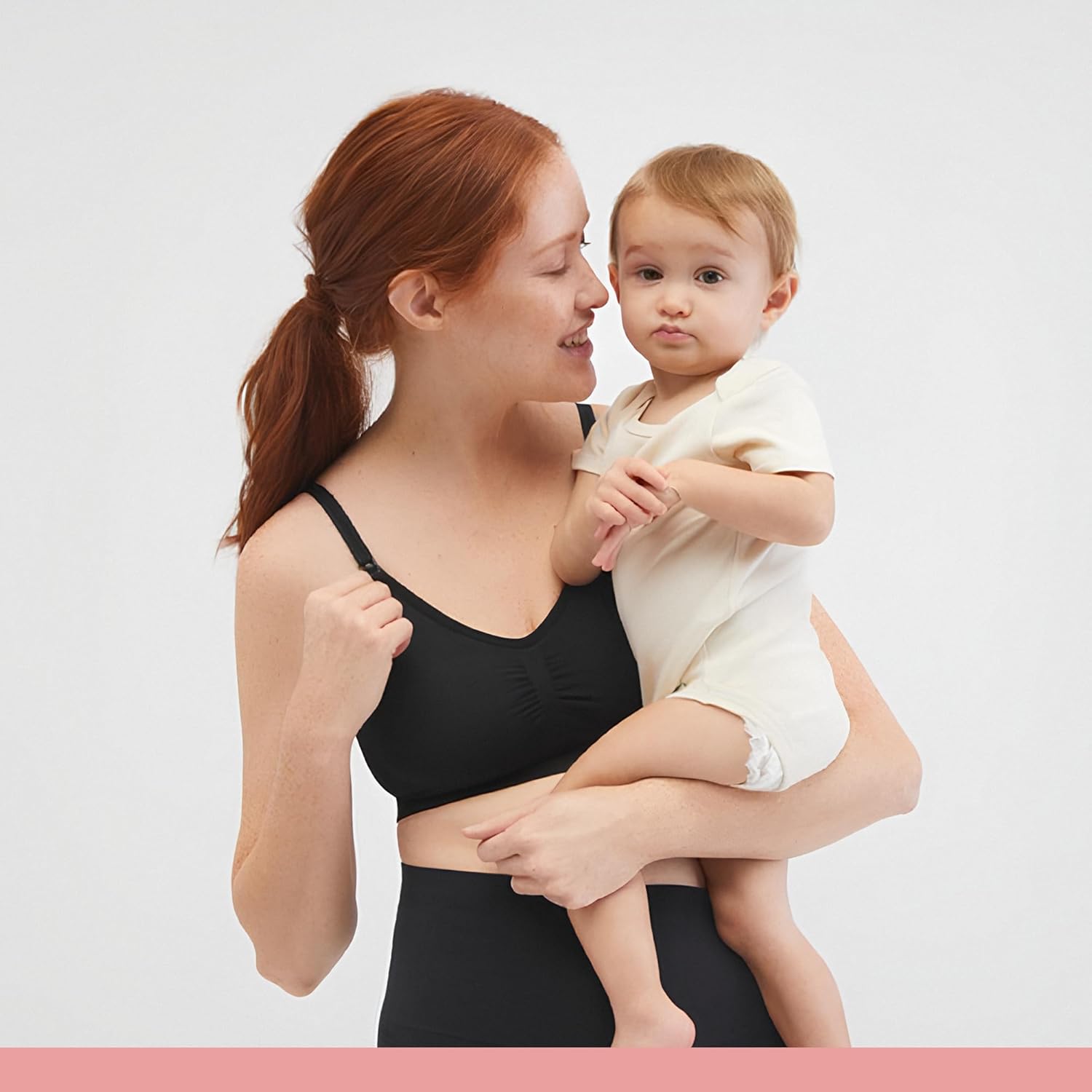 Motherhood Maternity Womens Seamless Hands Free Pumping/Nursing Bra - Image 7