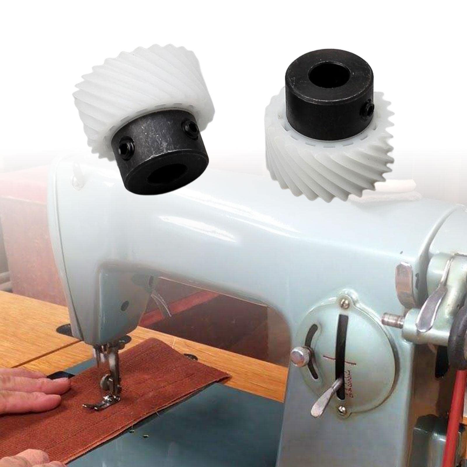 2 Pieces Sewing Machine Hook Drive Gear 53741 for Riccar