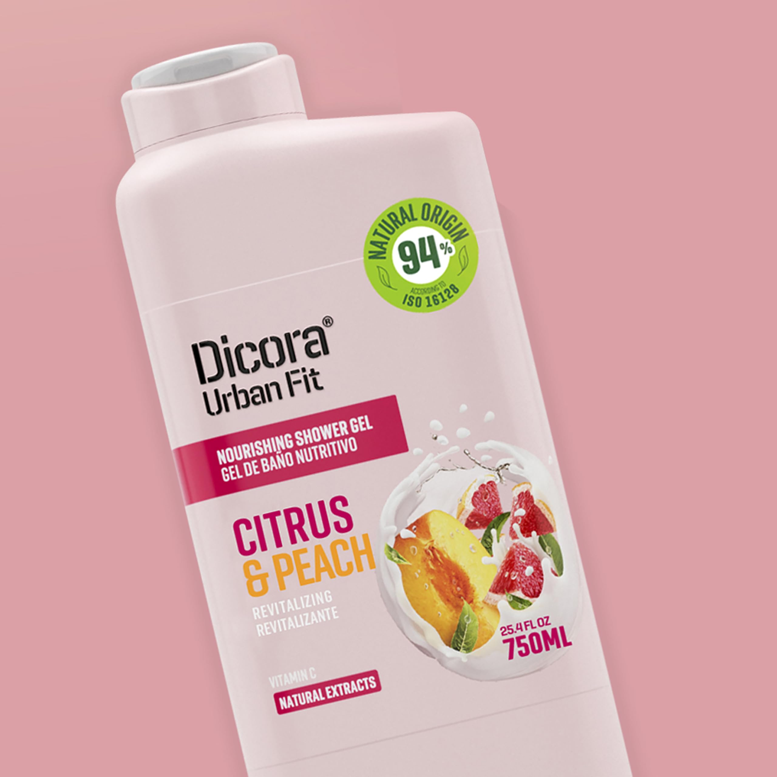 Dicora Gel Da Bagno Vitamina C Agrumi & Pesca - 750 Ml