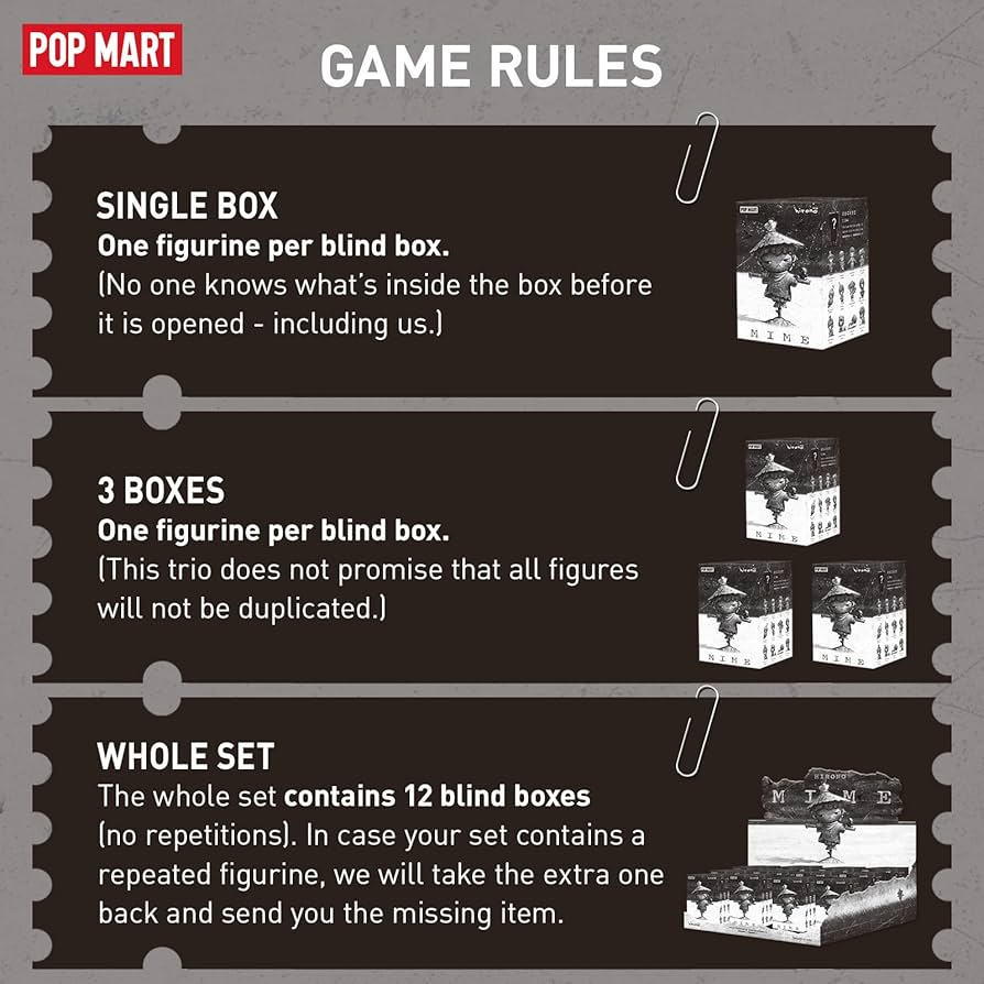 hirono コレクションフィギュアセット 12体とカード付き Amazon.co.jp: POP MARTヒロノマイムシリーズフィギュア、12