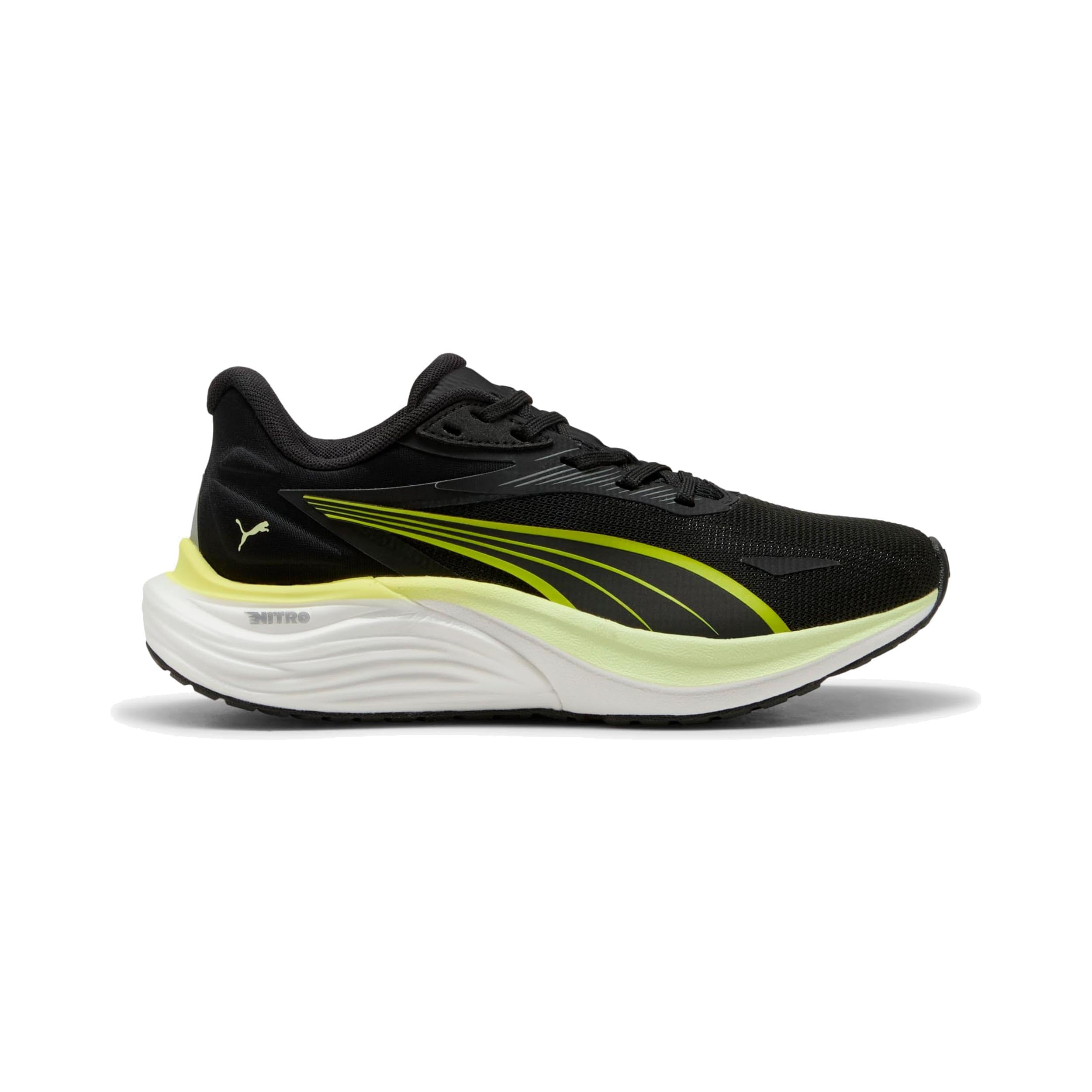 PUMA Electrify Nitro 4 Jr PUMA Black-Apple Sp Unisex-Kinder Niedriger Stiefel