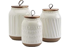 TTU Farmhouse Canister Set: A Functional and Stylish Kitchen Essential