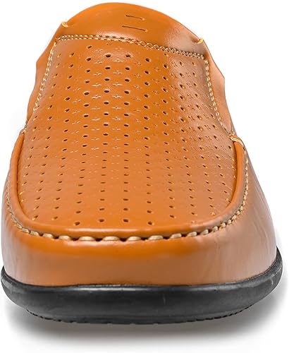 Miniatura 2 de Loafer Premium Genuine Leather Men's Casual Shoes Slip On Mens Driving Penny Loafers for Men Lightweight Breathable