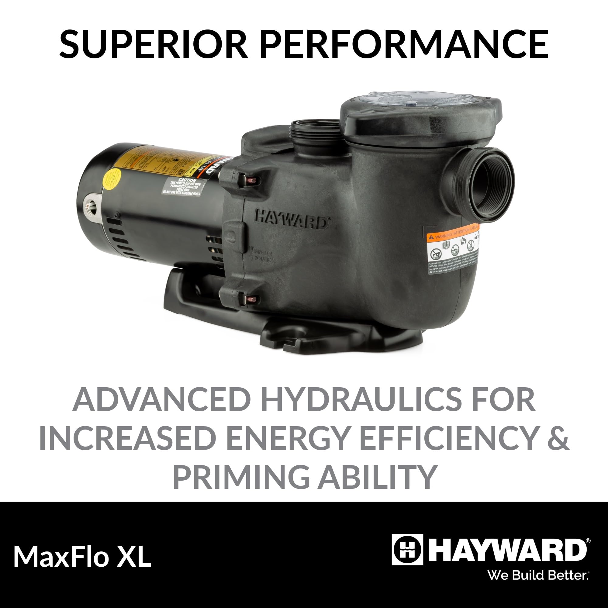 Amazon.com : Hayward W3SP2307X10 MaxFlo XL Pool Pump, 1 HP : Patio
