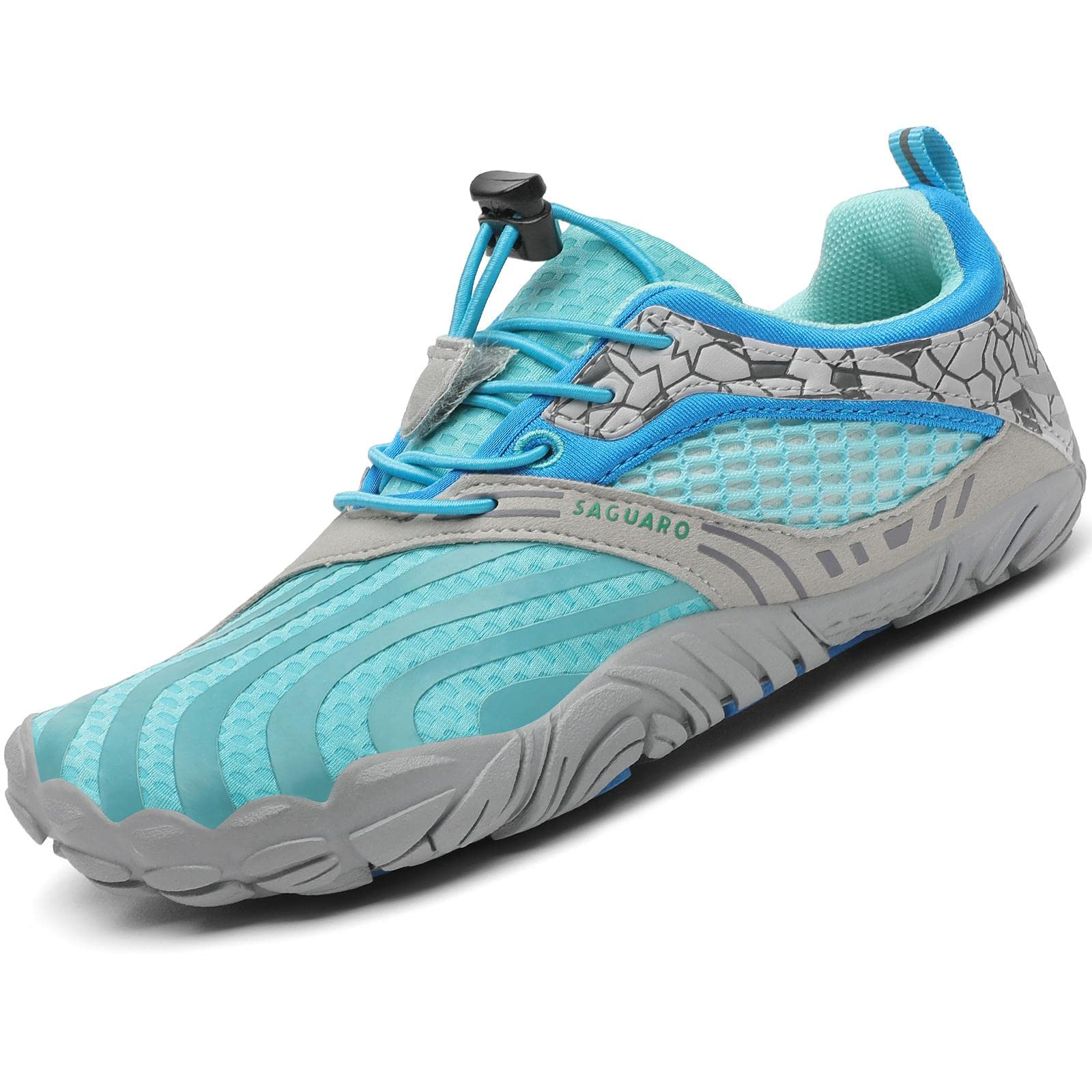 SAGUARO Niños Calzado Descalzos Zapatillas de Trail Niñas Transpirables Minimalistas Zapatillas de Deporte, 24-36 EU