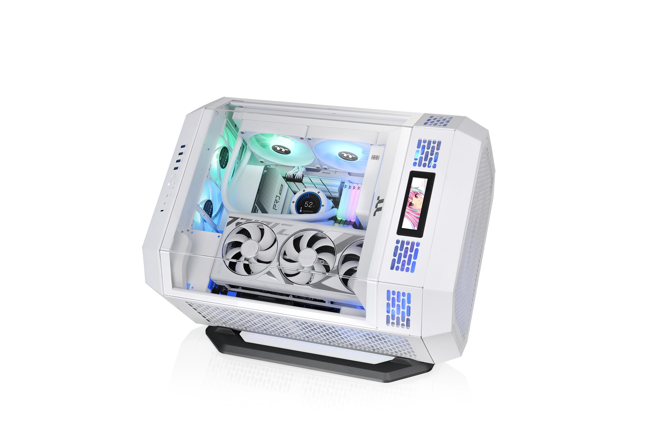 Thermaltake The Tower 600 Mid Tower Chassis | Hidden Connector | White